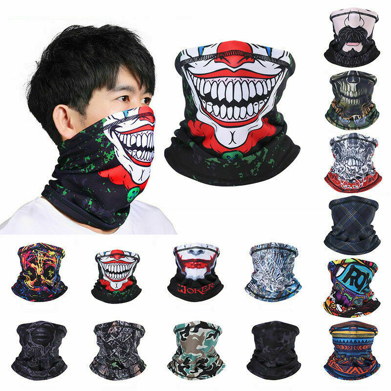 Winter Neck Warmer Gaiter Fleece Windproof Face Mask Cover Scarf for Men & Women