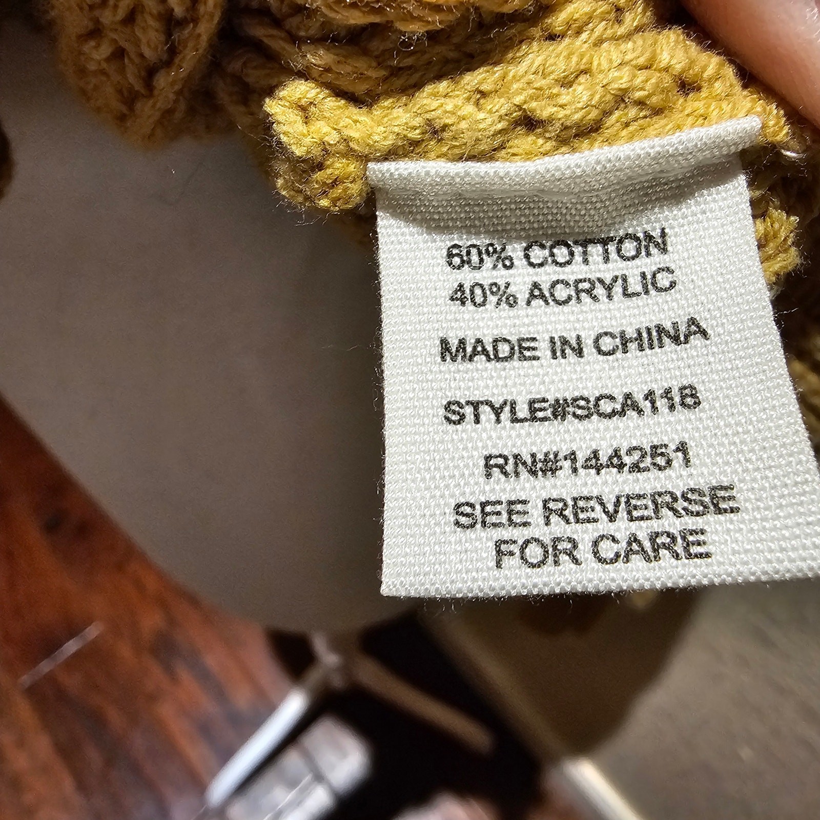 Moon and Madison Mustard Sweater Size S Cozy Minimalist Timeless Capsule Style