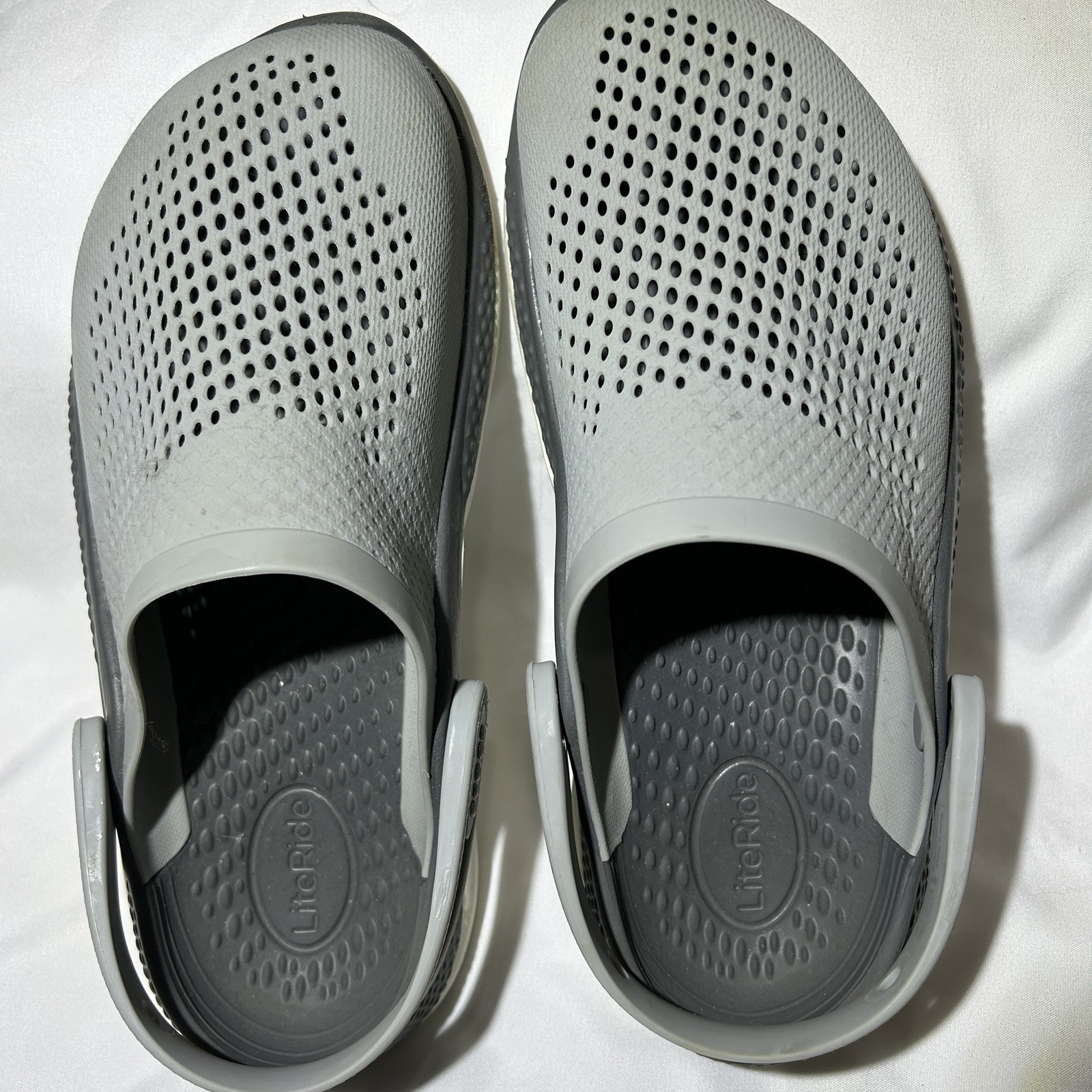 Crocs LiteRide 360 Clog Sandal Gray Shoes Adult Unisex Size Men 4 / Women 6
