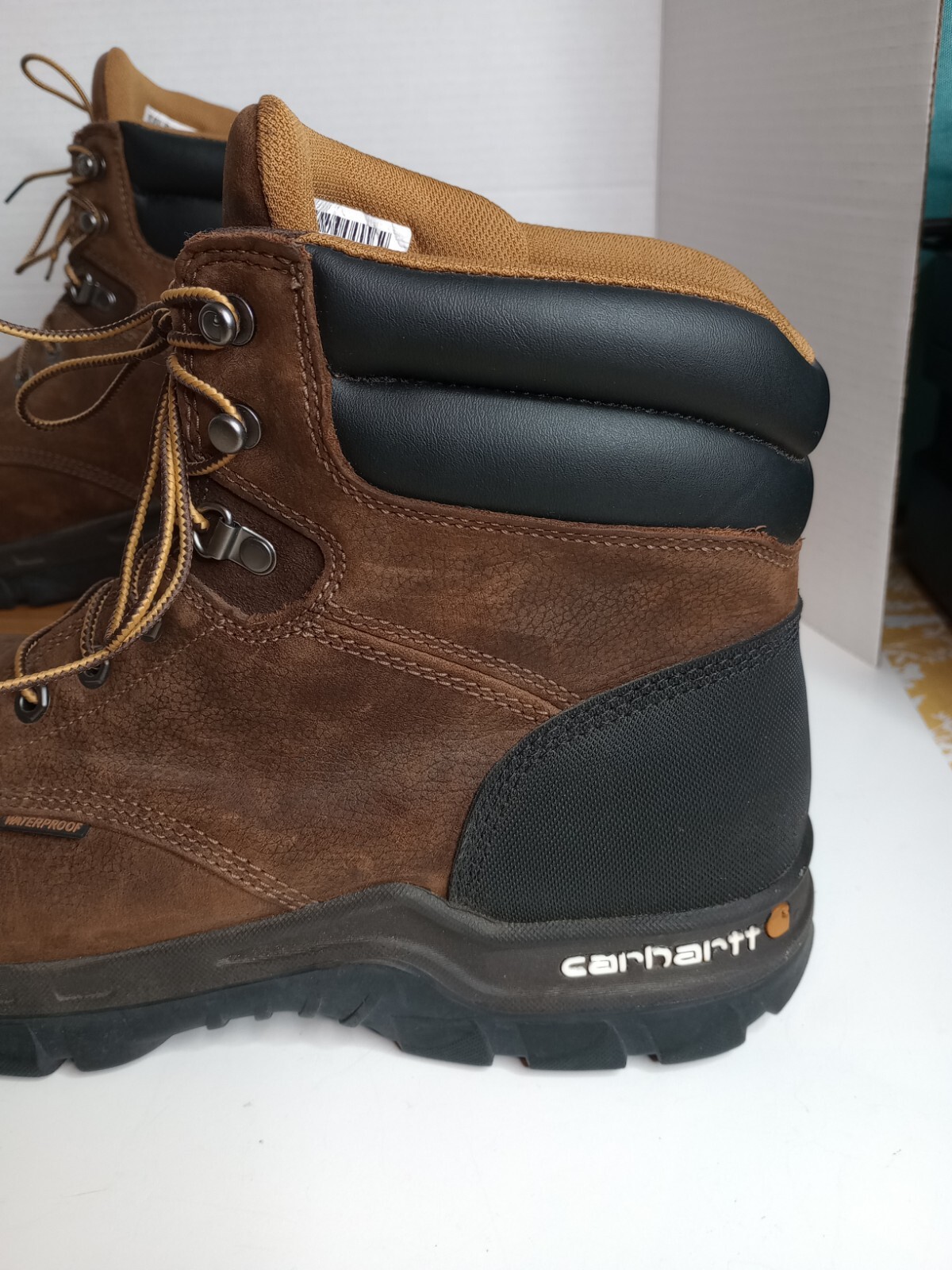 Carhartt Men’s US 13M 6″ Rugged Flex WP Comp Toe Work Boot Dk Brown CMF6380