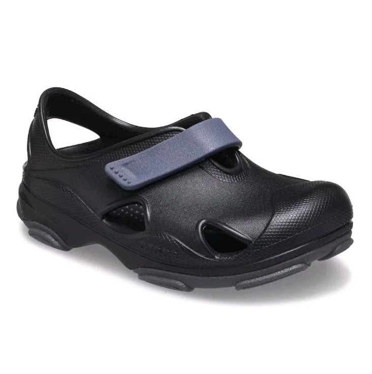 Crocs Black Classic All-Terrain Toddler Boys’ Clogs C7 Durable Slip-On Clog C7
