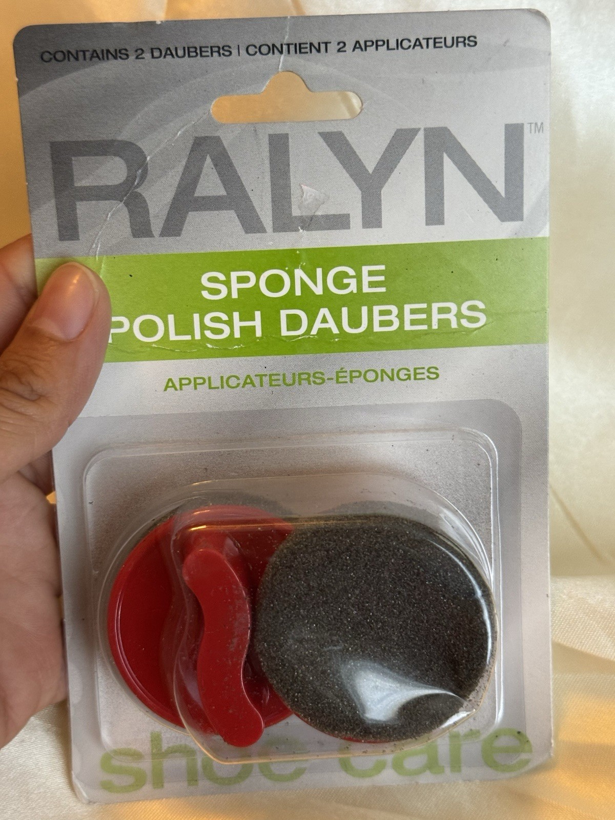 Ralyn Sponge Polish Daubers Shoe Care Applicators 2 Pack MPN 11509