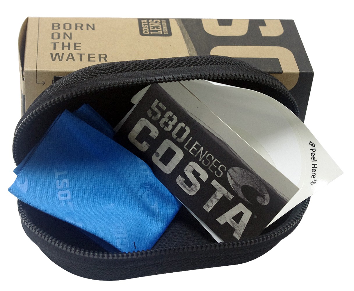 Costa Del Mar Lido sunglasses Wetlands frame Gray 580P plastic lens