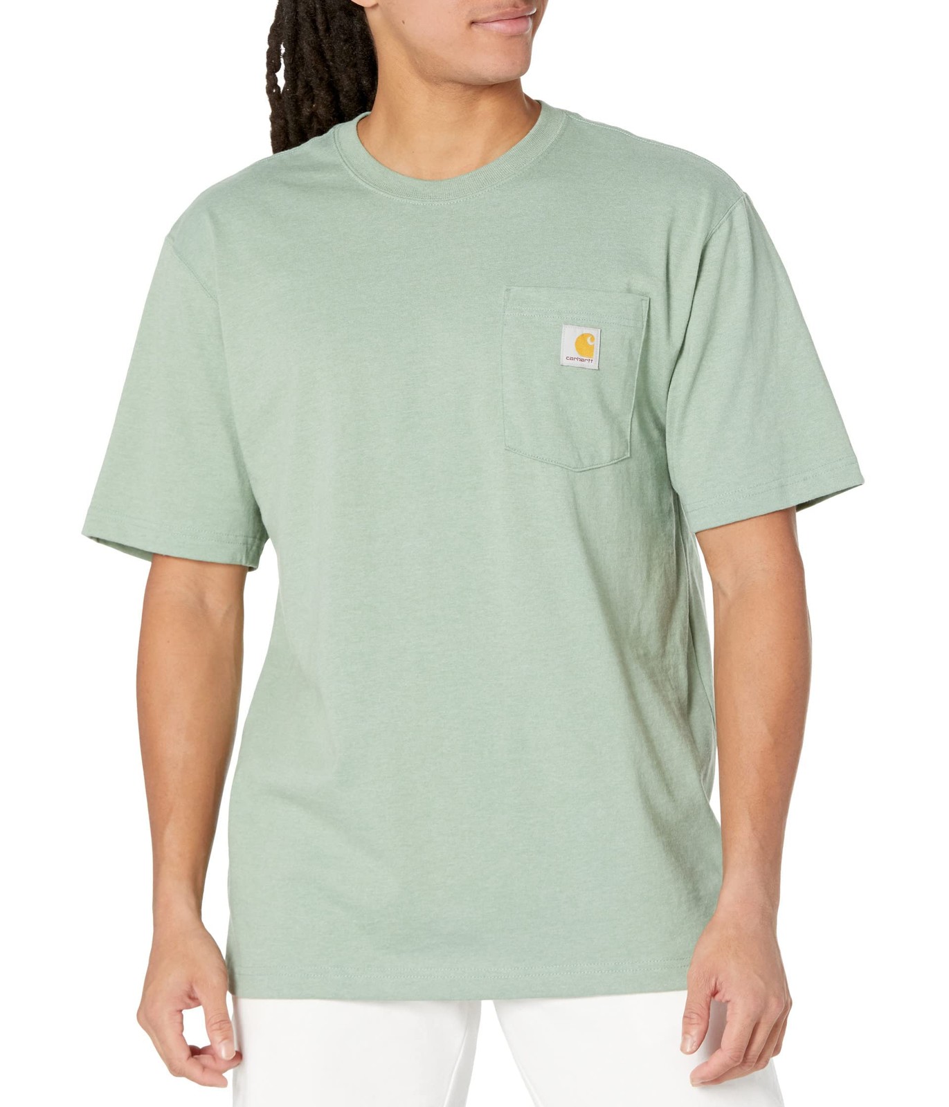 Carhartt Loose Fit Short Sleeve Dog Graphic T-Shirt Jade Heather 105716 Large