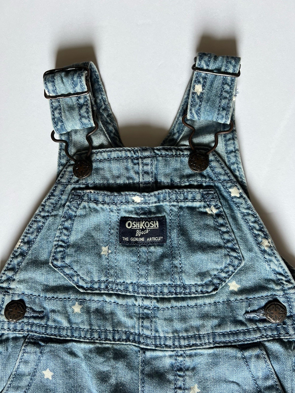 Oshkosh B’gosh Shortalls Stars 4th Of July 3 Months