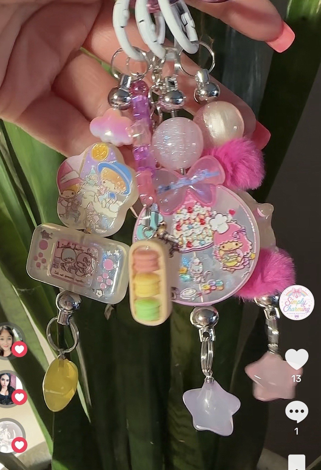 Little Twin Star Bag Charm