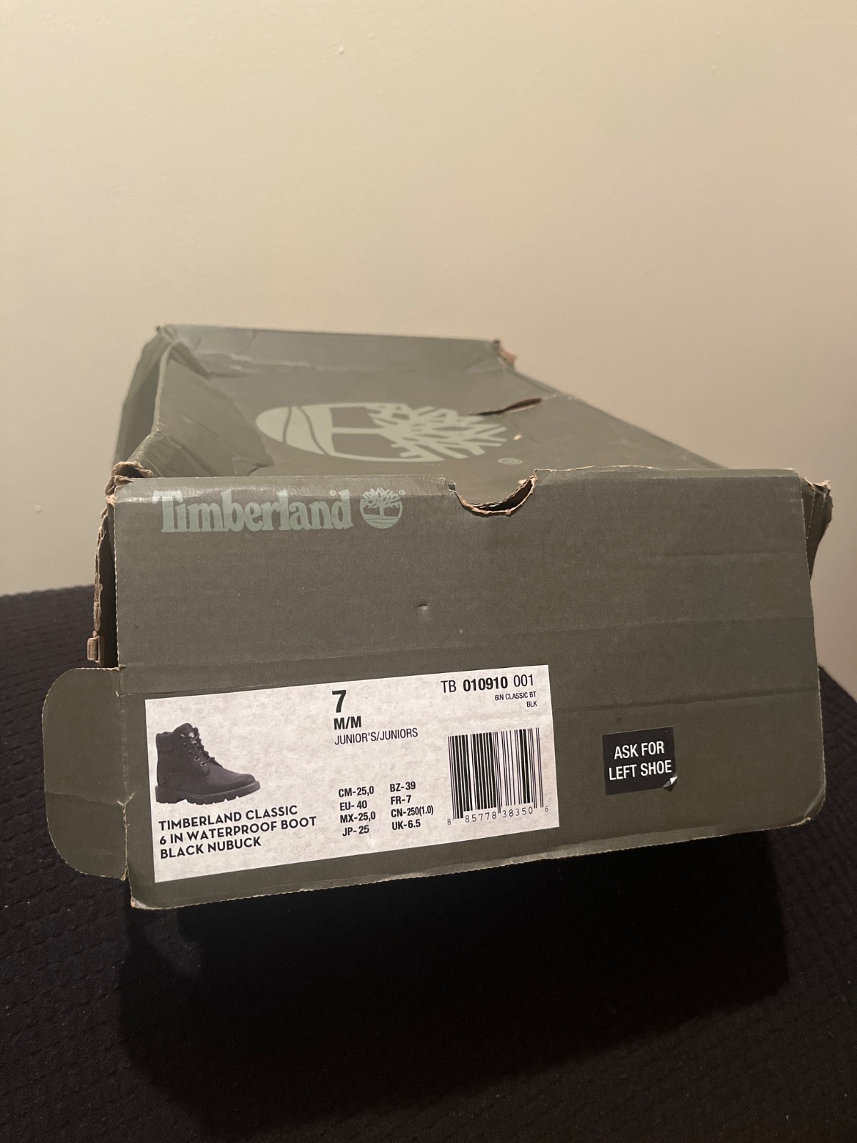 Junior’s Timberland classic 6 in waterproof