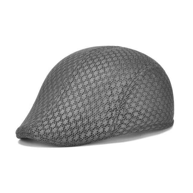 Duck Mesh Summer Gatsby Cap Mens Ivy Hat Golf Driving Sun Flat Cabbie Newsboy