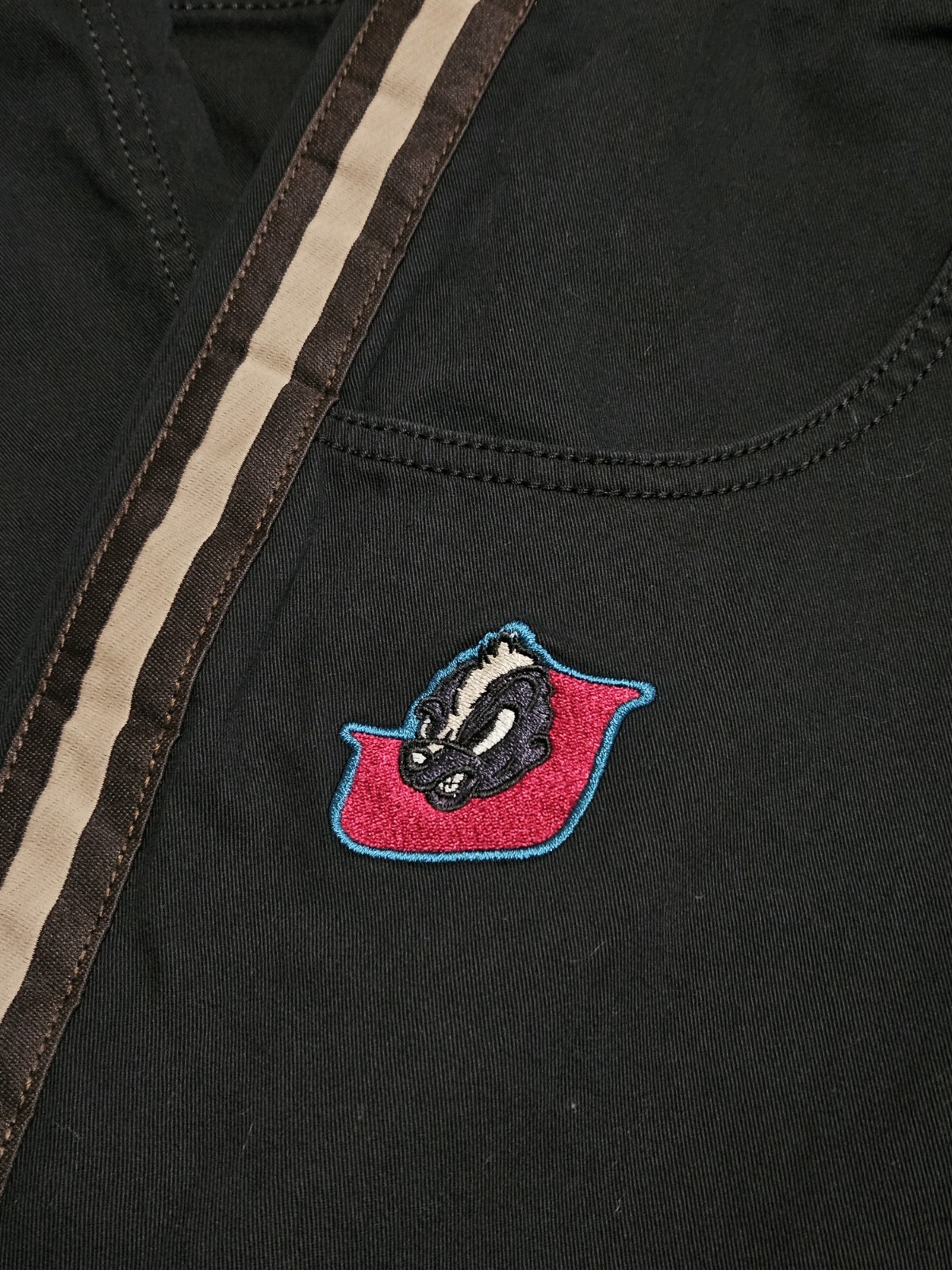 JNCO Skunk Black Canvas Pants NWOT Mens 42×30 Super Twill Limited Edition