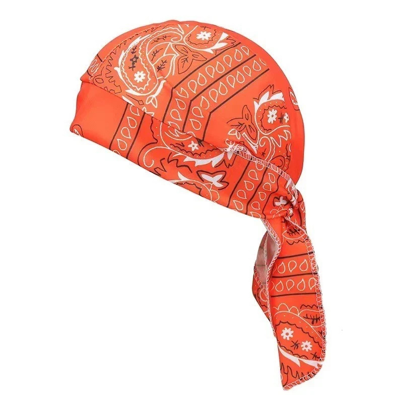 Elastic Motorcycle Wrap Biker Du Bandana Paisley Doo Rag Head Skull Cap Durag US