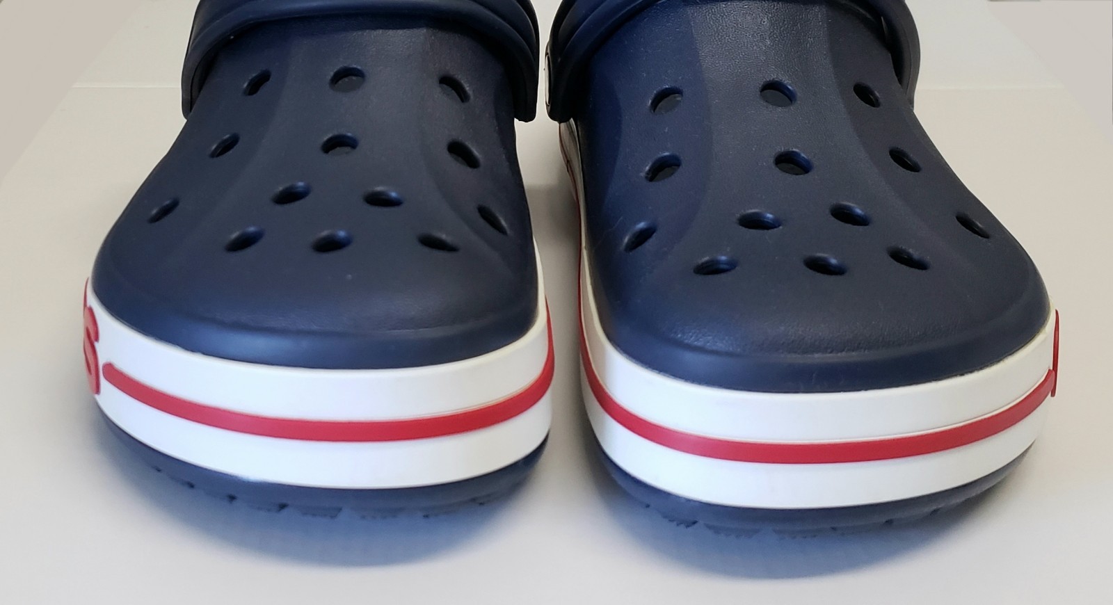 Crocs Bayaband Navy Unisex Clogs W7/M5 Red/White/Blue Patriotic 🇺🇲