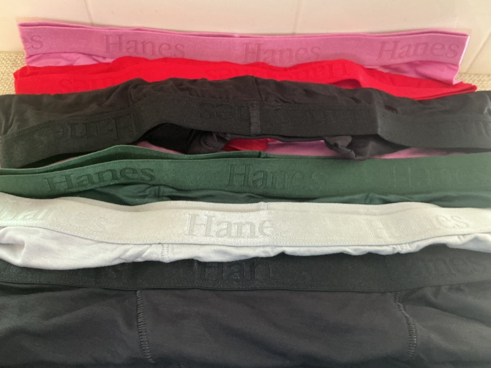 Hanes Originals Women’s SuperSoft Boxer Briefs Underwear 6 pk Breathable Stretch