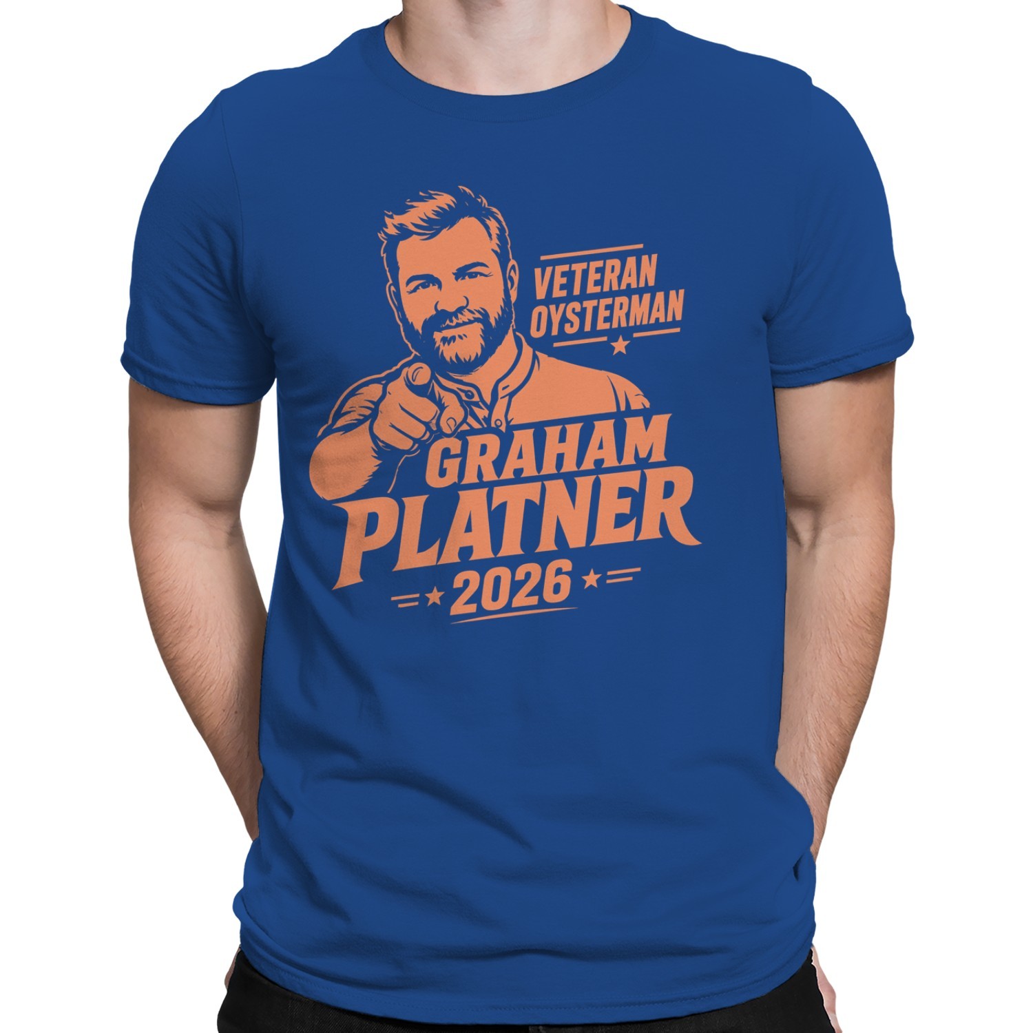 Graham Platner 2026 Veteran Oysterman Men’s T-shirt