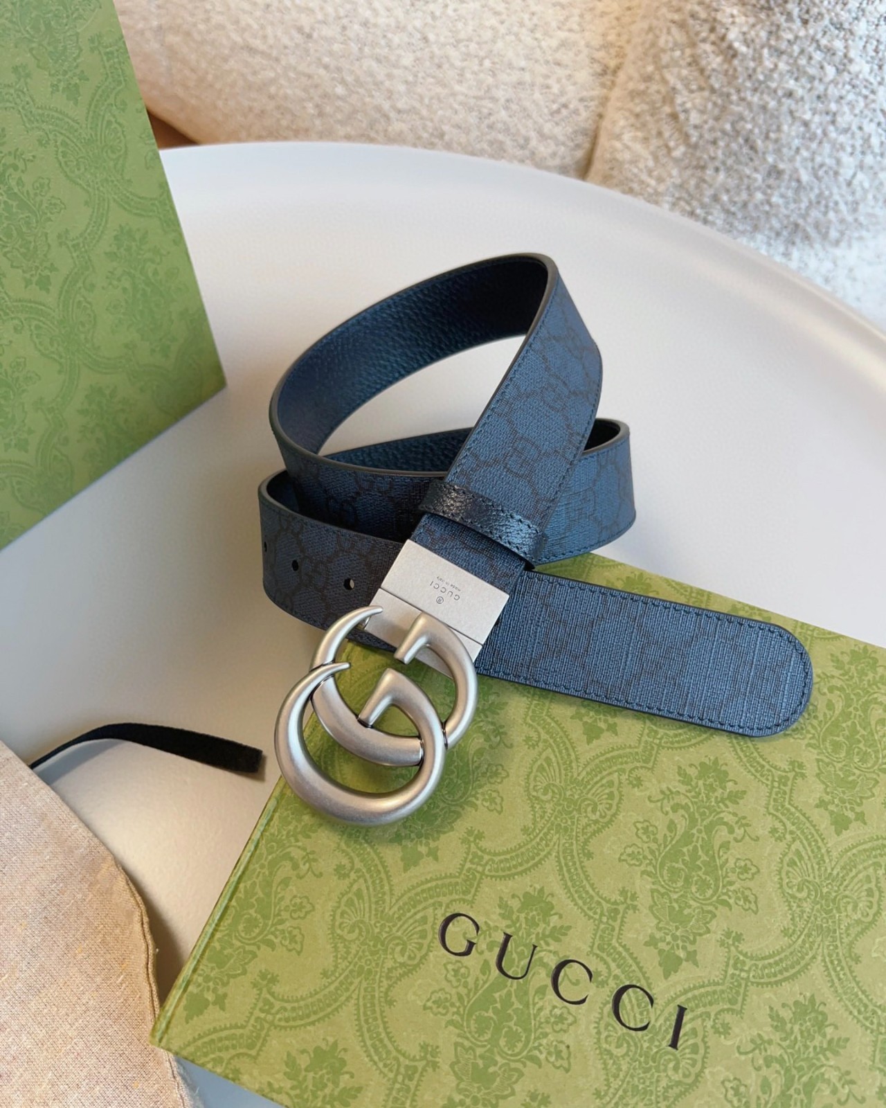 GG Supreme Canvas Reversible Belt With Box Size 95 – 3.8cm