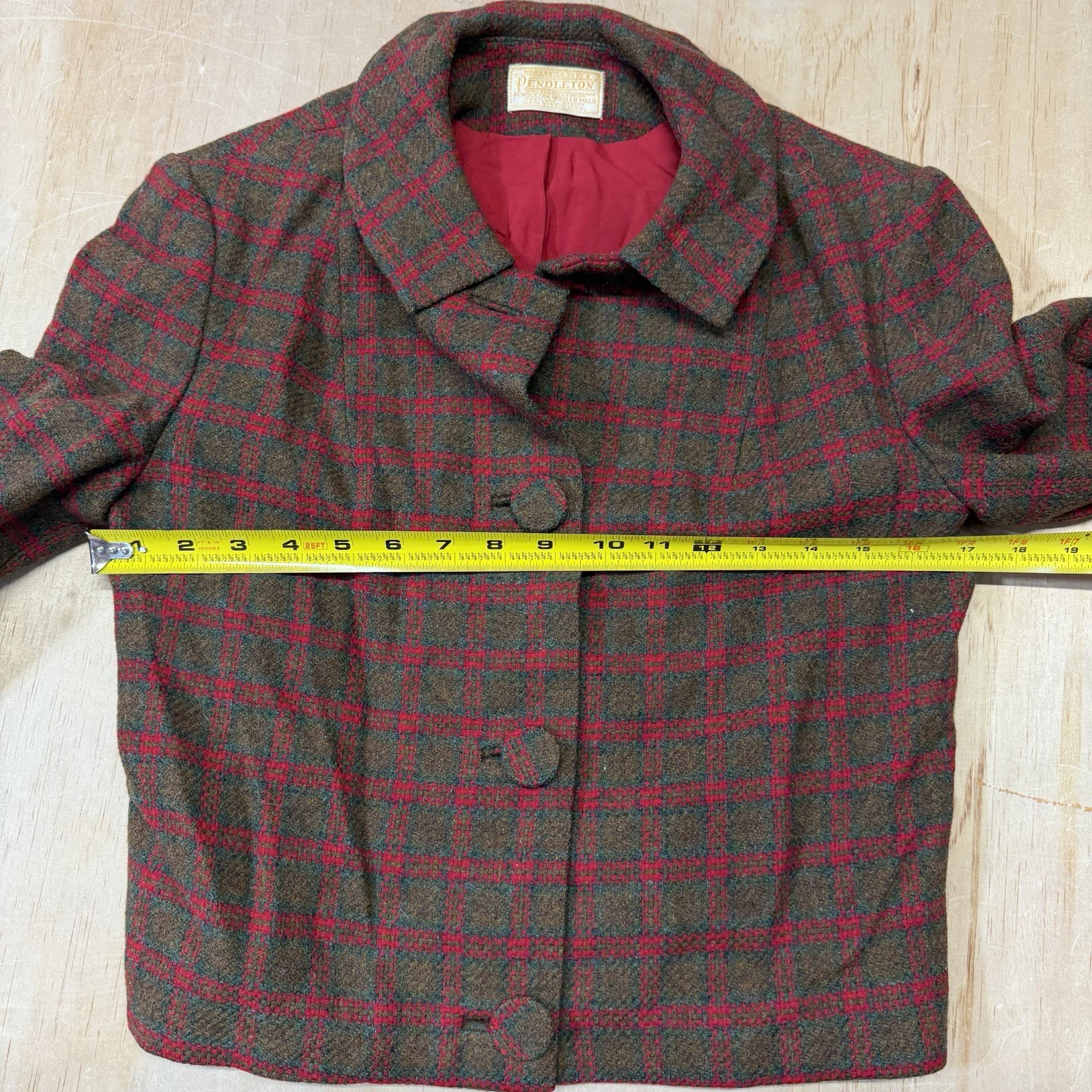Vintage Pendleton Wool 50’s Cropped Jacket – Mint