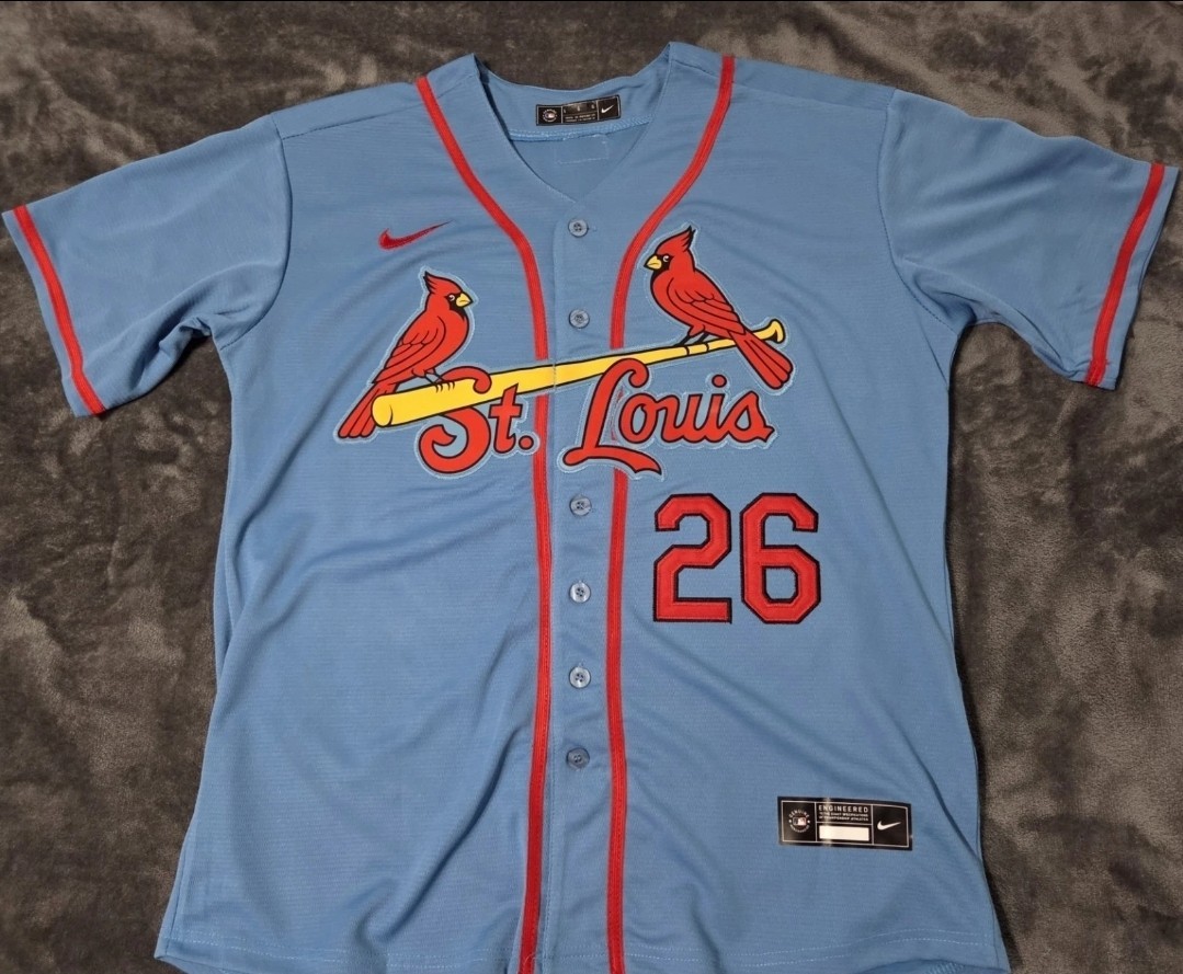 Fast Free Shipping! XXL 2X JJ Wetherholt St Louis Cardinals Stitched Jersey 26