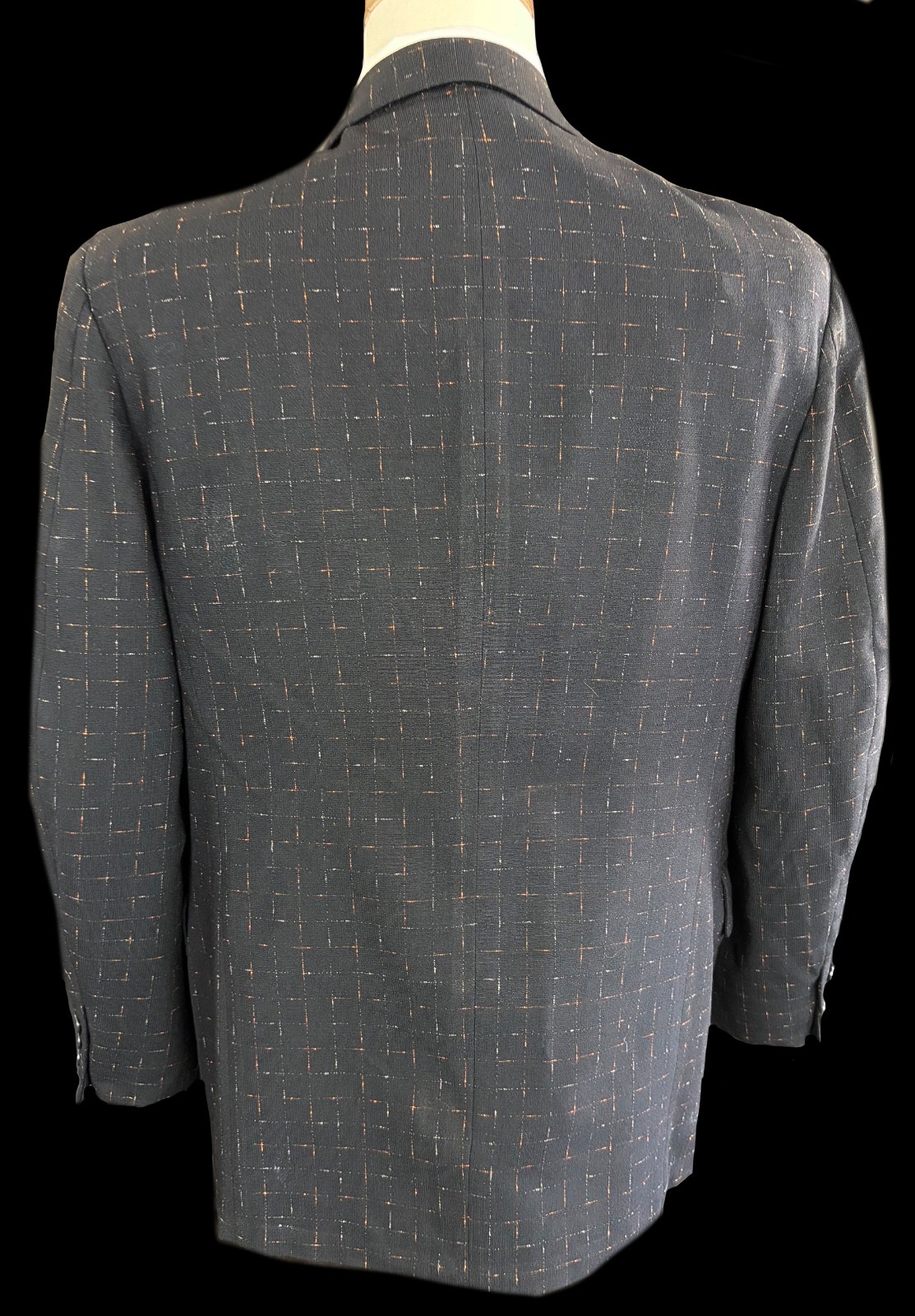 Vintage 50s Flecked Wool Sport Coat Atomic Age Mid Century Mad Men Blazer 42-44R