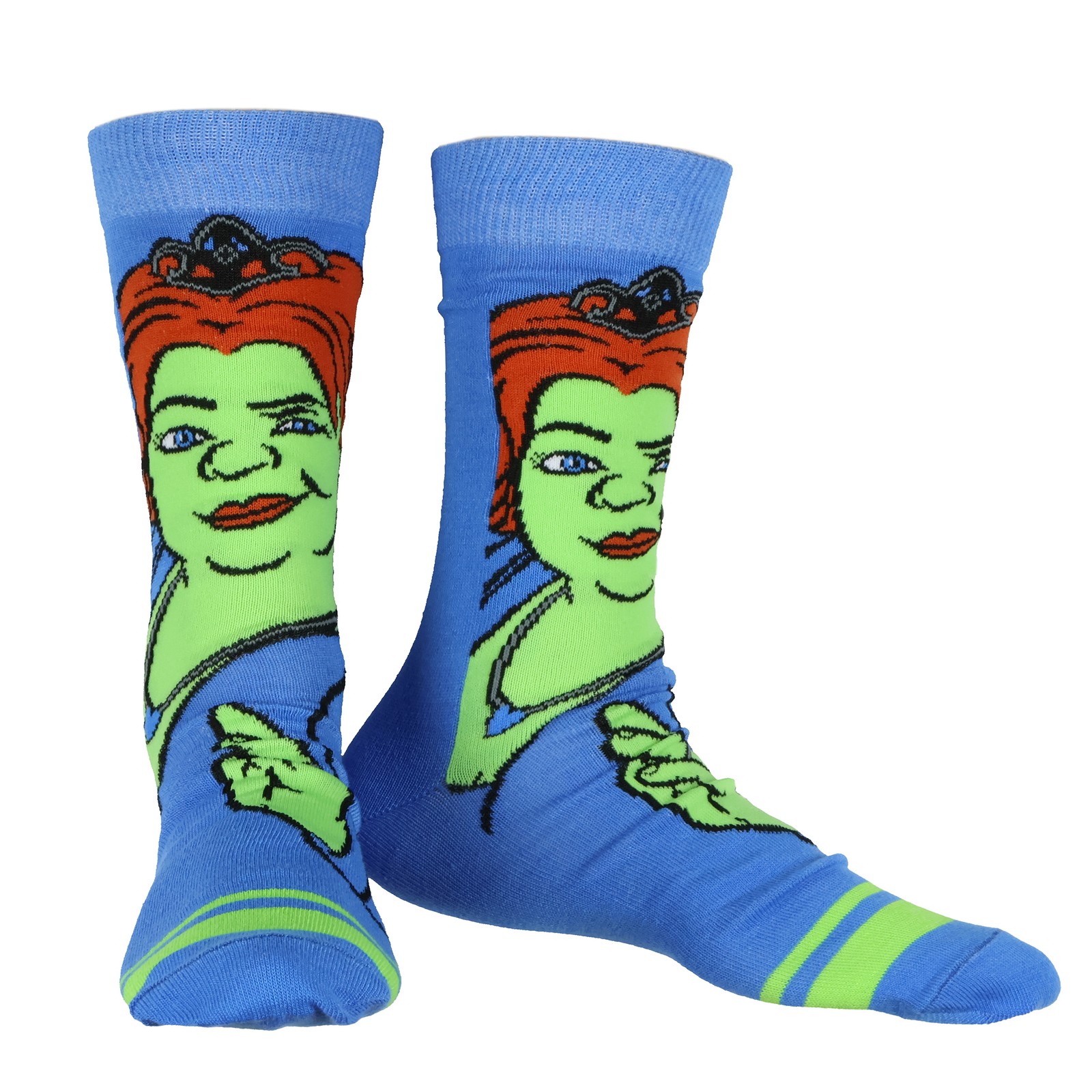 Dreamworks Shrek Socks Men’s Character Face Designs 5-Pair Crew Socks
