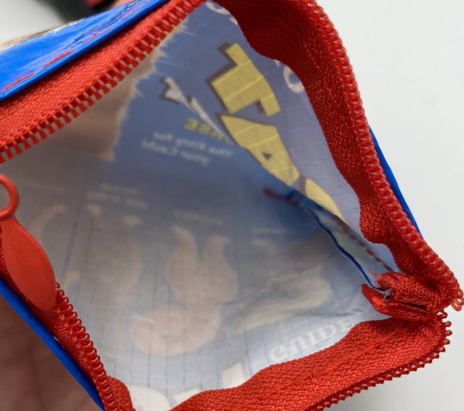 Blue Q Cat Butt Coin Pouch Recycled Eco Friendly Retro Travel Wallet Novelty