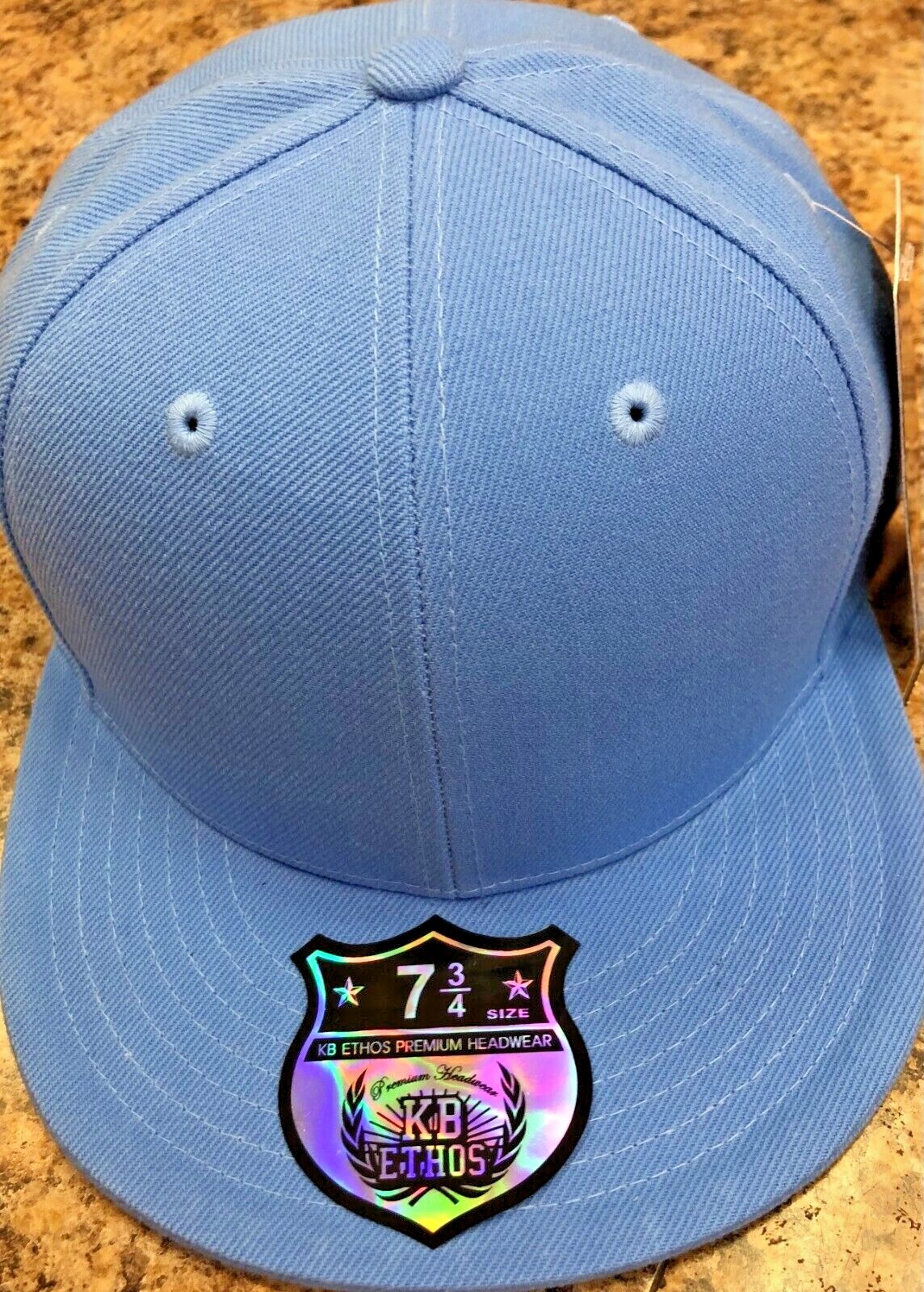 Original Plain Fitted Caps Flat Bill Hats [[ KB ]] Solid Colors ( New Item )