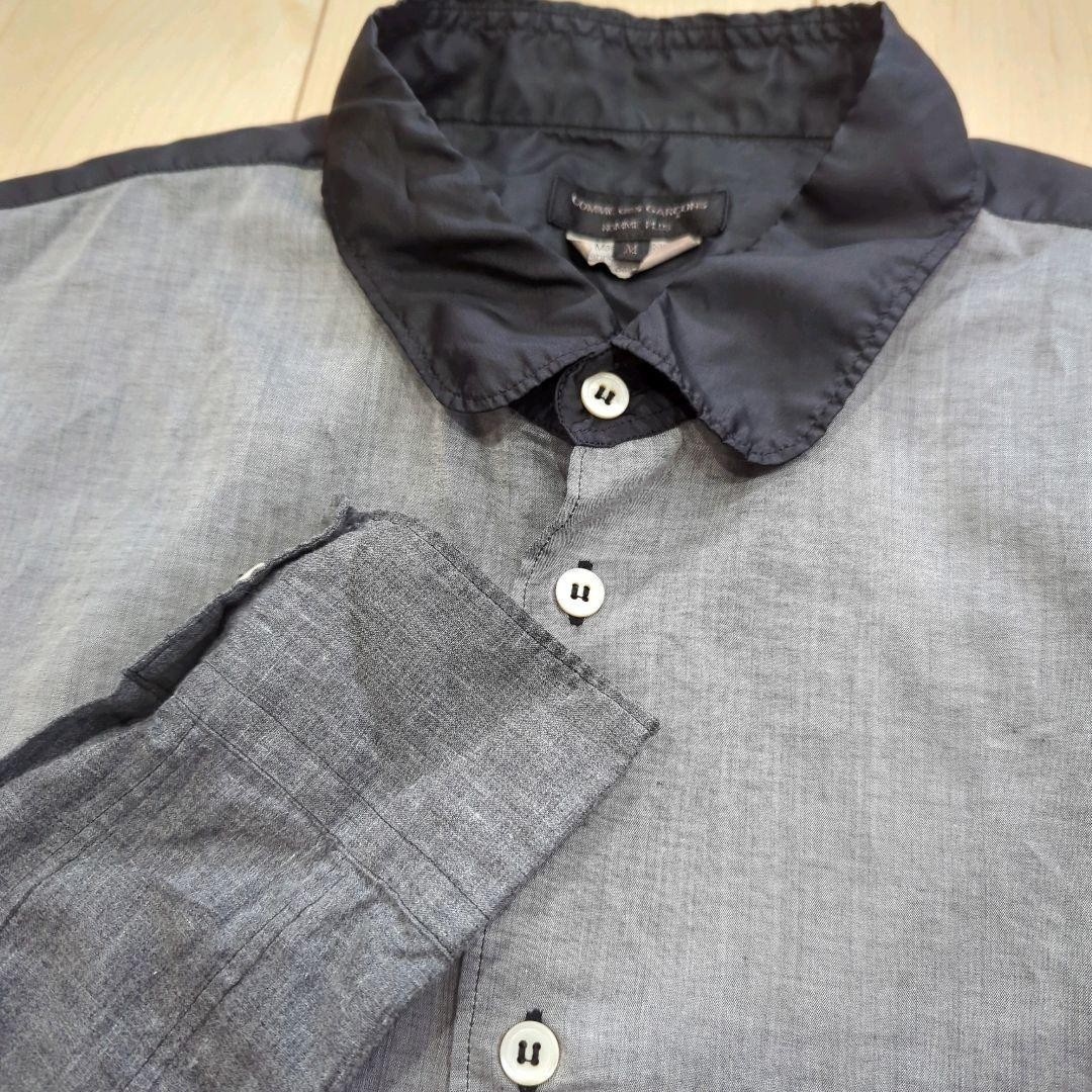USED COMME DES GARCONS HOMME PLUS GARMENT-DYED SHRINK-FIRED SHIRT GOOD
