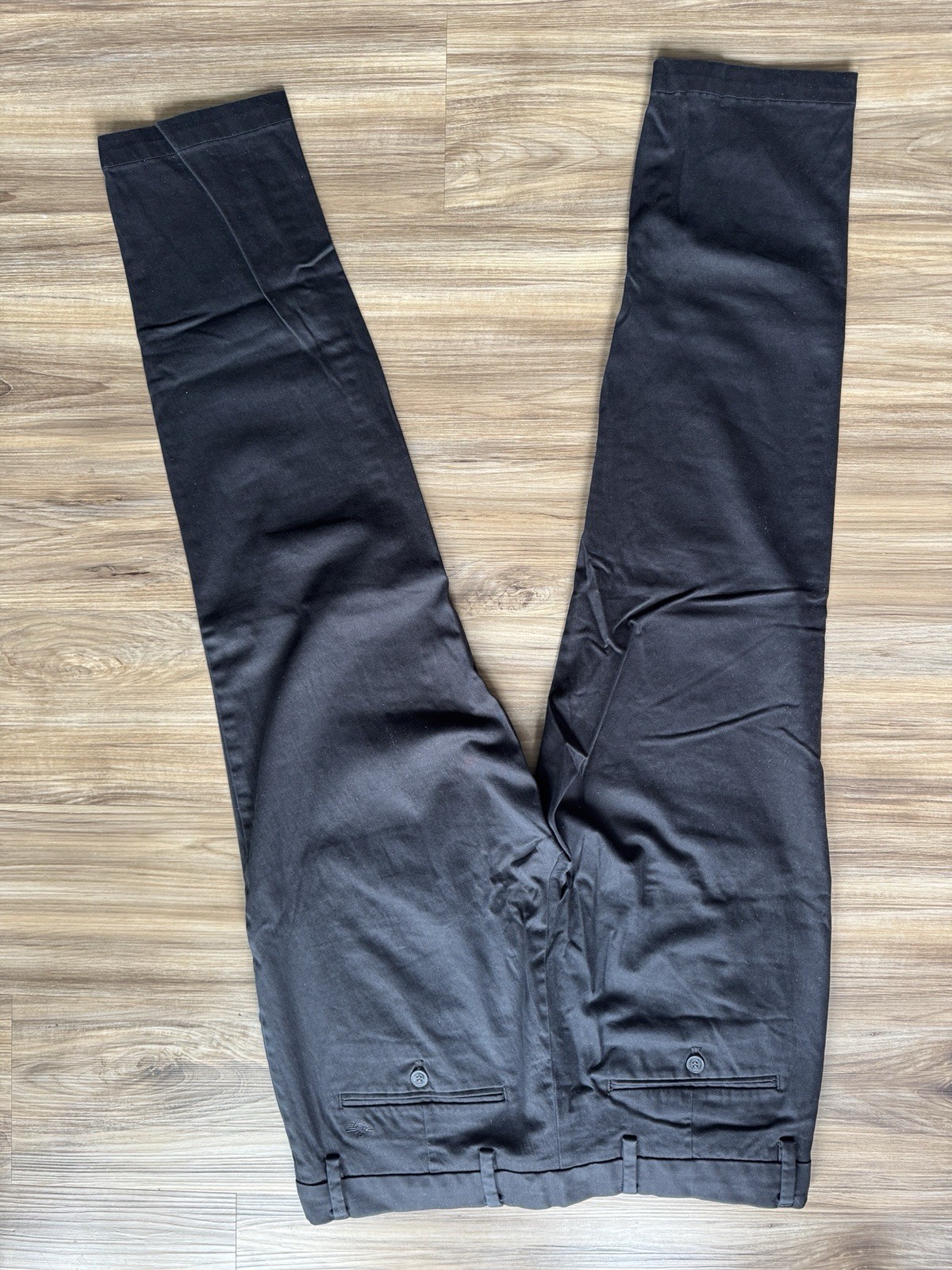 Dockers Flex Comfort Chino Pants Men’s 36×30 Black Stretch Casual Flat Front