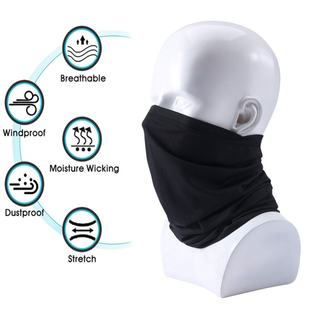 Outdoor UV Protection Half Face Mask Scarf Cycling Magic Neck Gaiter Face Cover