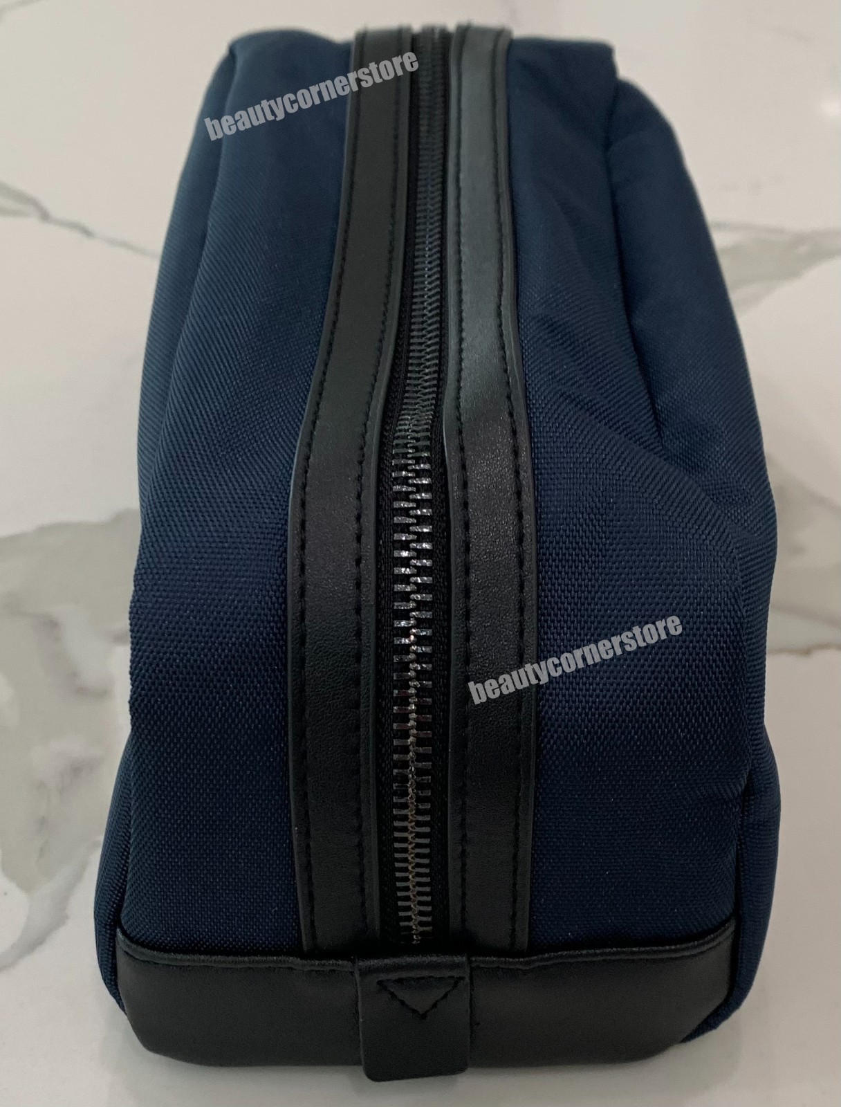 Michael Kors Parfums Pouch Dark Blue Toiletry Bag Travel Shaving Dopp + Dust Bag