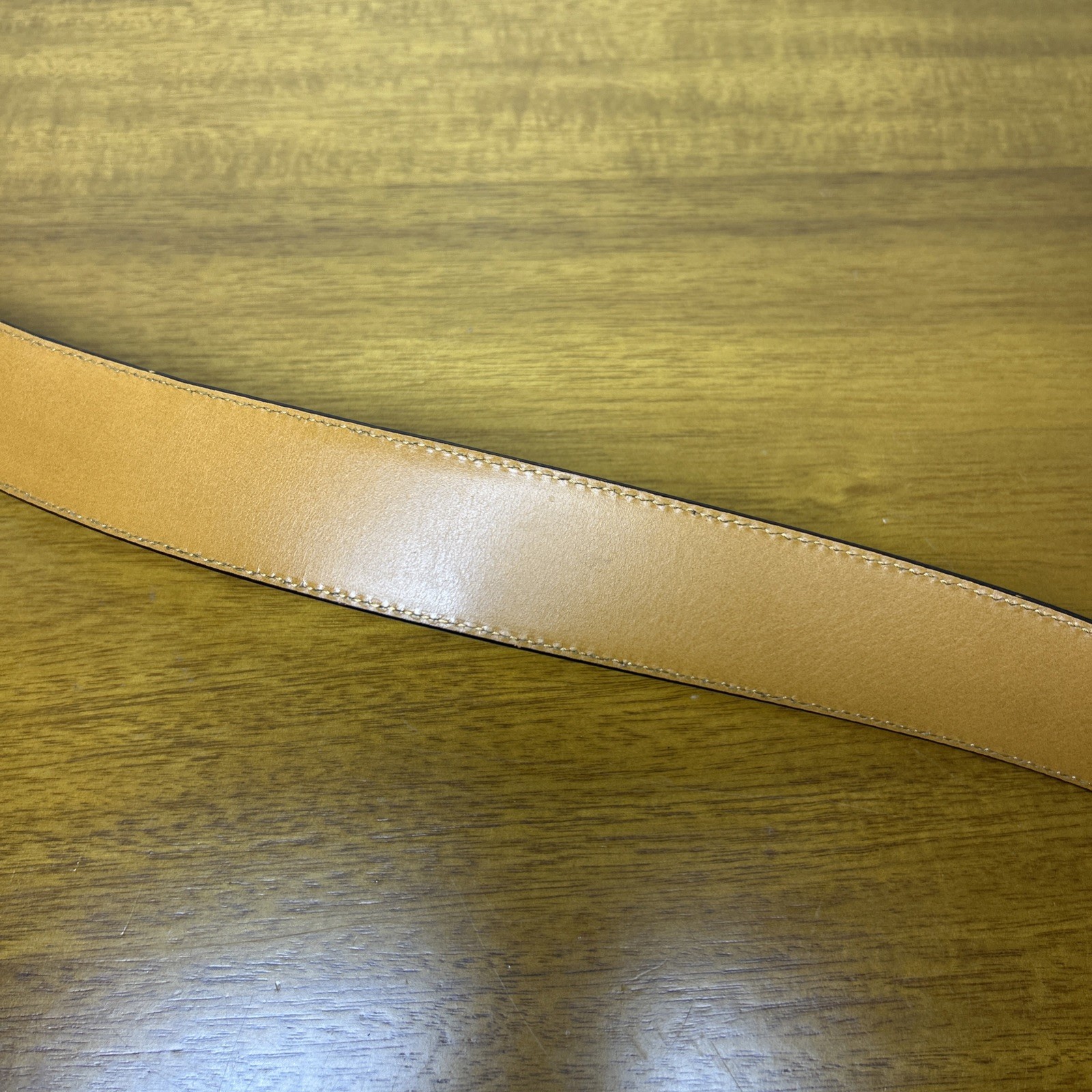Magnanni Tan Men’s Leather Dress Belt Size 40 Made In Spain 1158