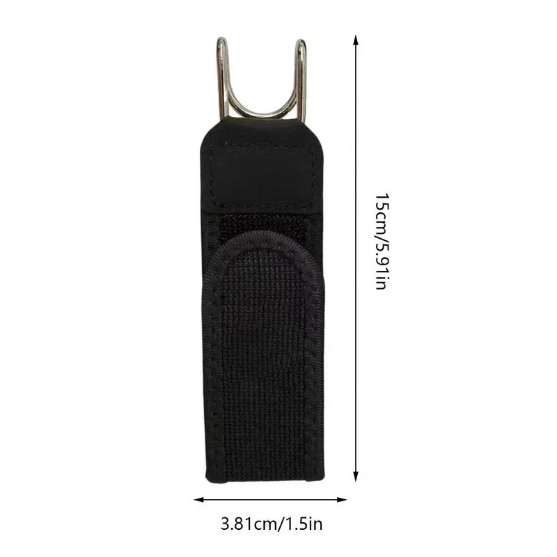2PCS Tactical Metal Hook Elastic Belt Buckle-Less Invisible Waist Belt Closure