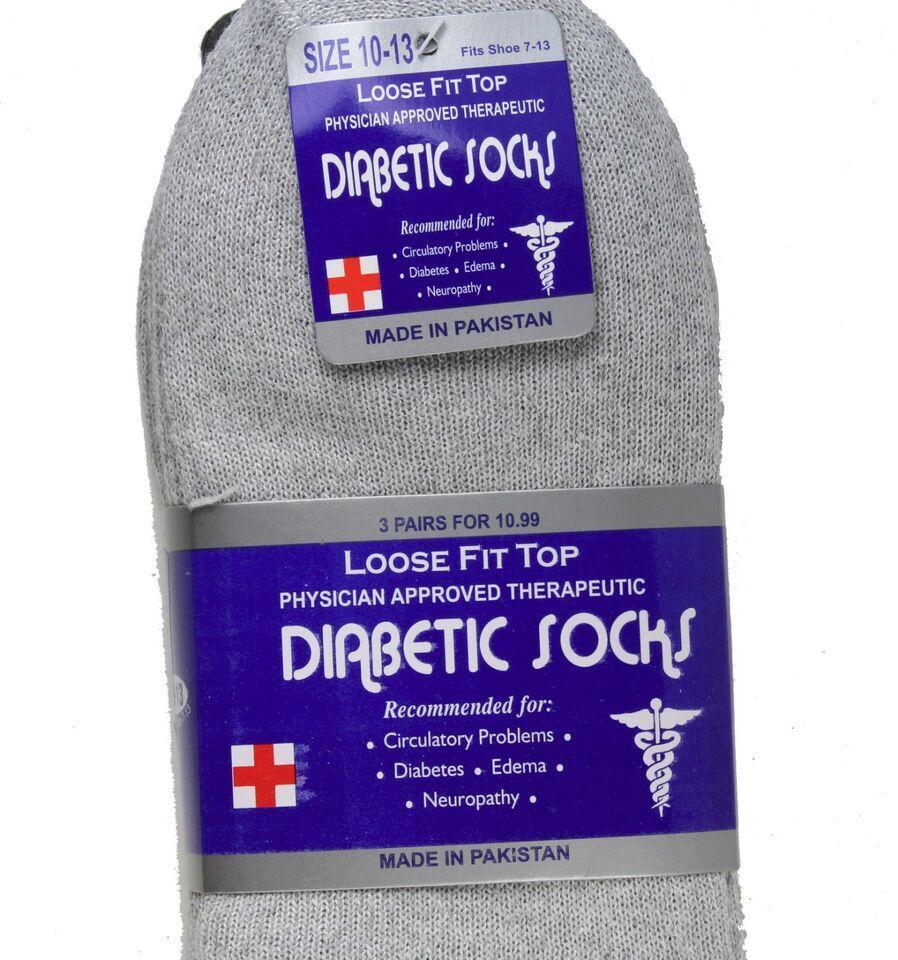 3 6 12 Pairs Men’s Circulatory Diabetic Ankle Cotton Quarter socks size 9-15