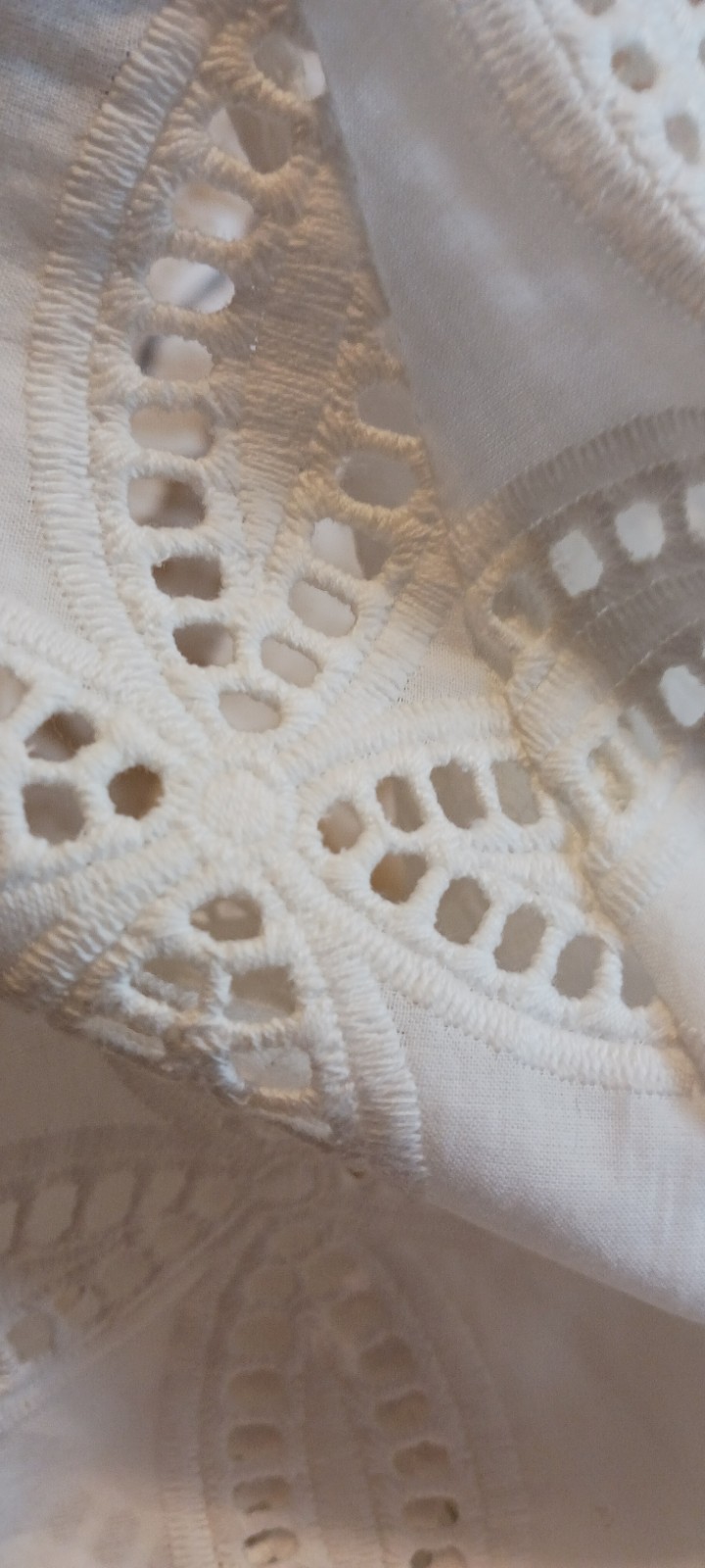 Next White embroidered 100% Cotton Ladies Top size 12 better cotton RRP £42