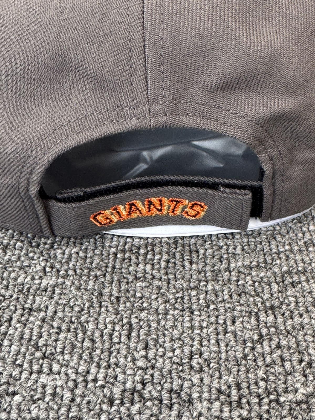 47 Brand San Francisco Giants Strapback Charcoal Grey One Size Baseball Cap