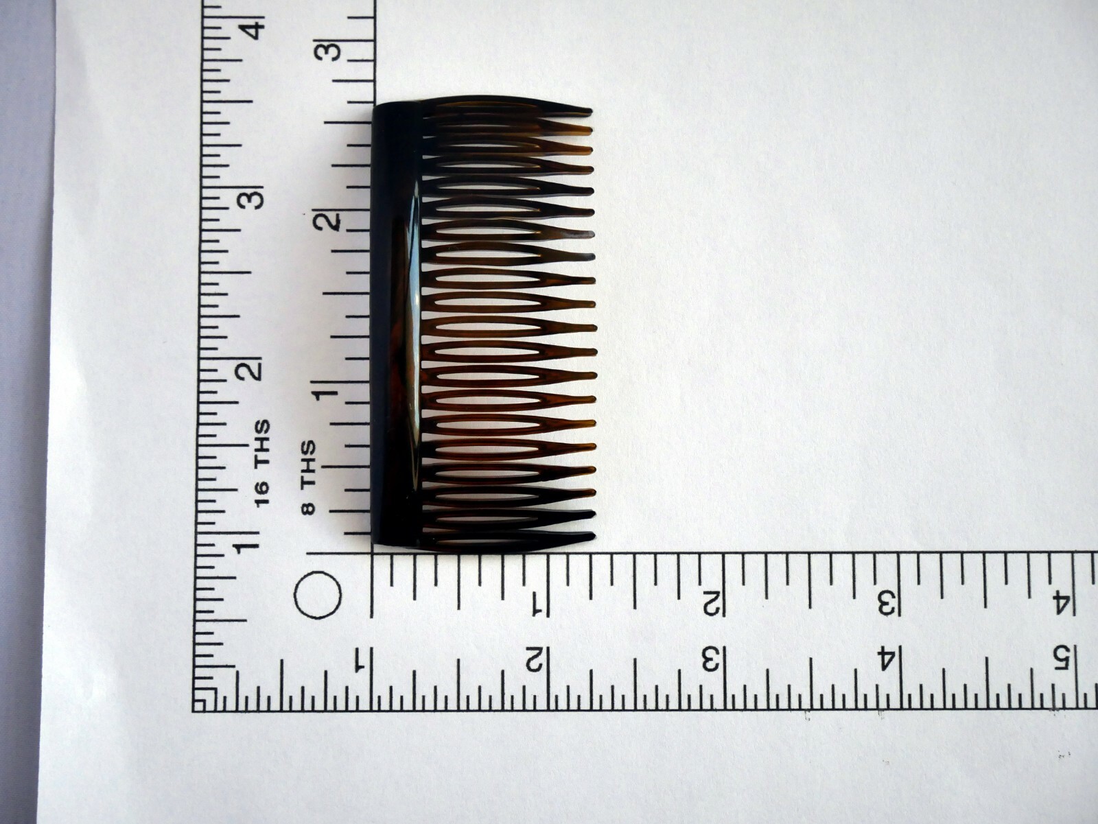 4 Combs x Good Hair Days 2 3/4″ Dark Brown Side comb Hair comb Made in USA 42211