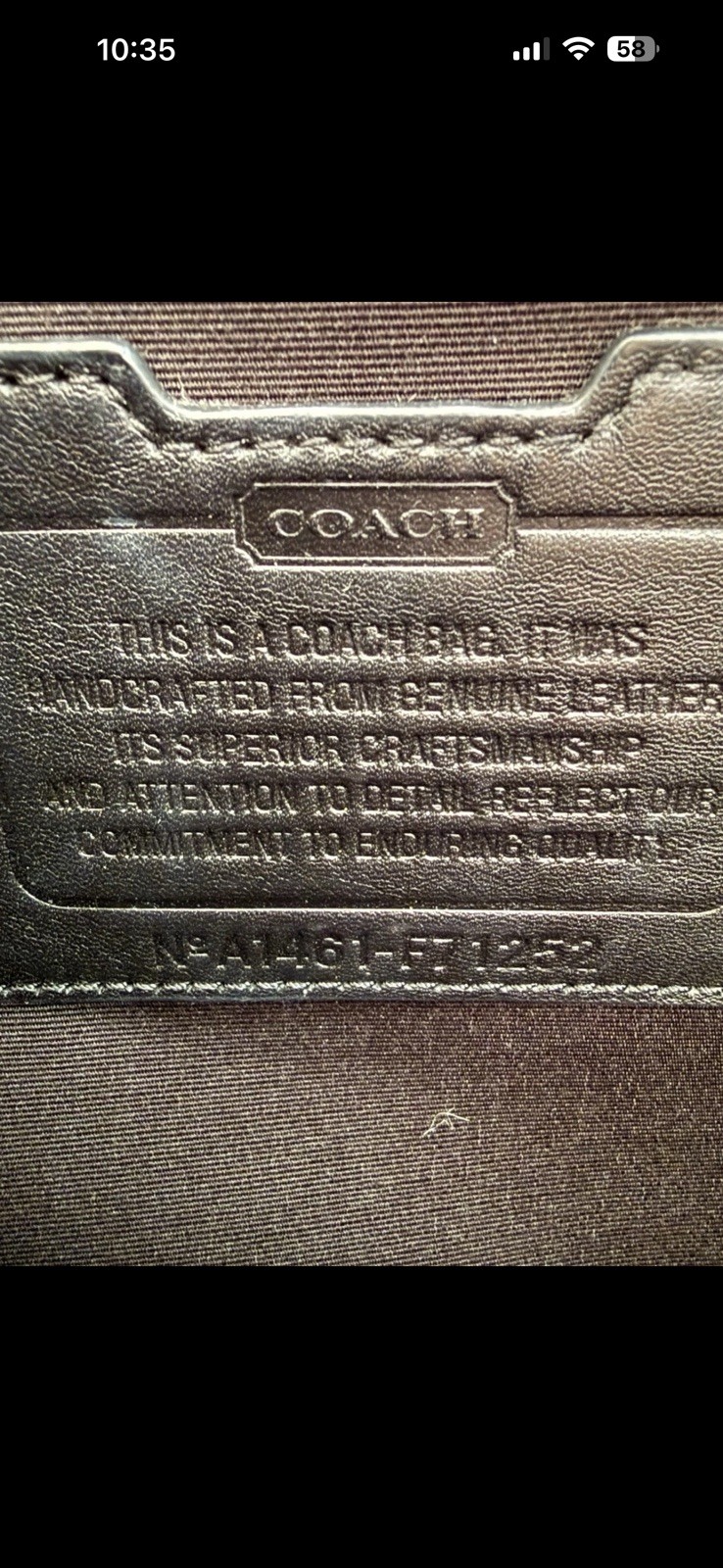 Coach Black Leather Metropolitan Briefcase Multiple Compartments