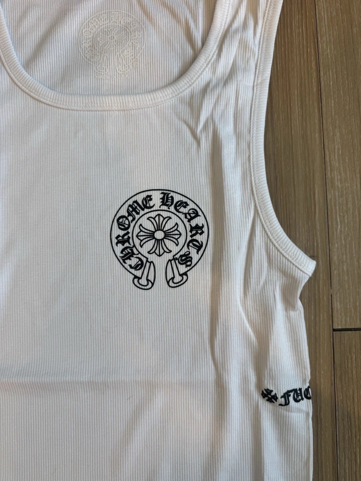 Chrome Hearts White Tank Top Size Small