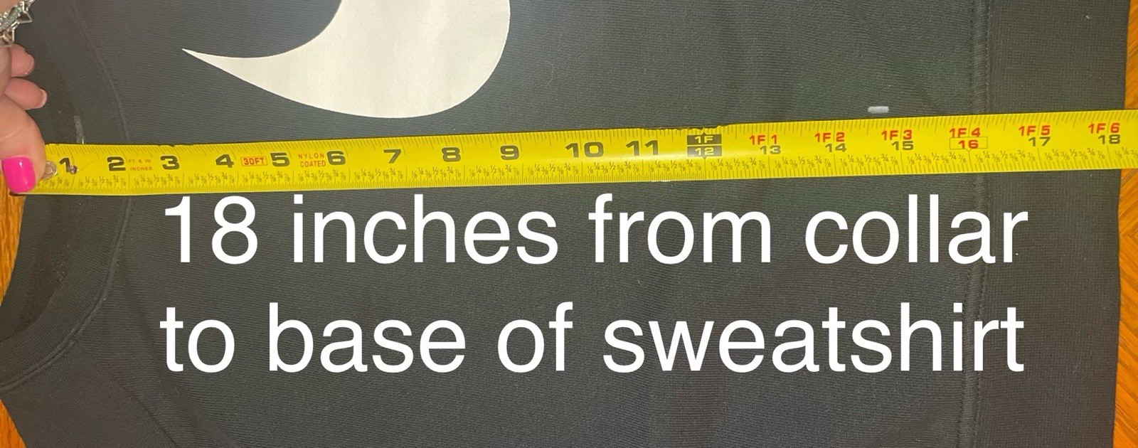Nike Dri Fit Women’s Cropped Black Sweatshirt Loose Fit, Size L, NWT