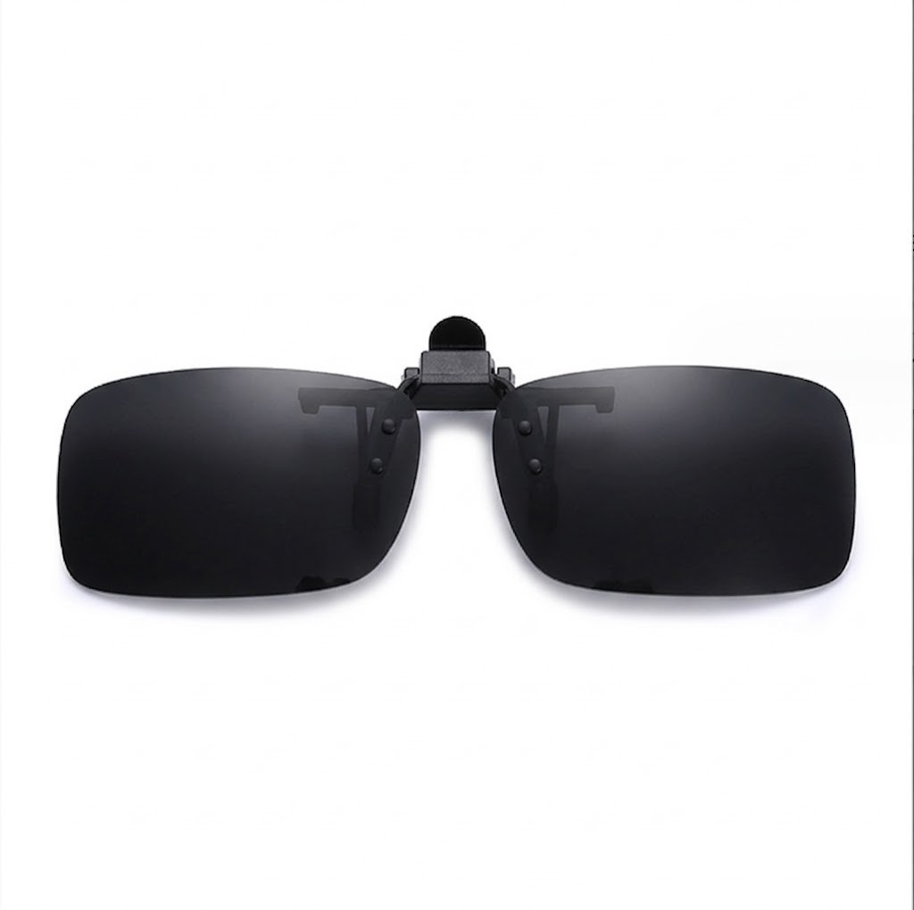 New Polarized Flip Up Clip On Sunglasses Men Women 100% UV400 Protection