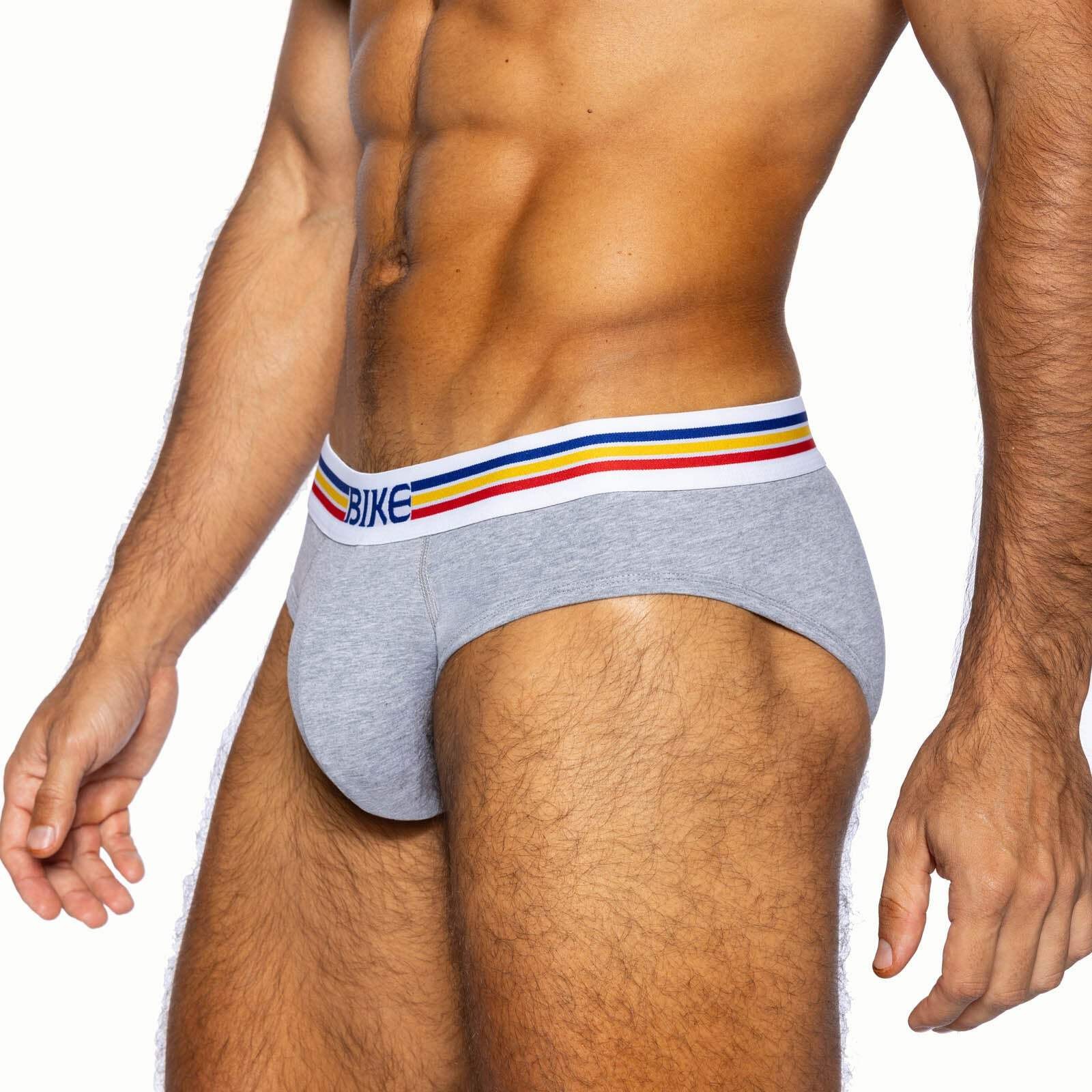 BIKE Athletic Stretch Cotton Brief – Men’s Classic Breathable Support Brief in G