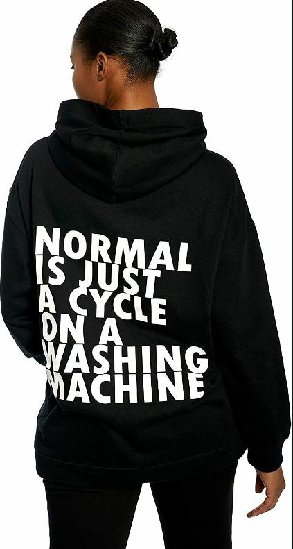 Dubgee by Whoopi Urban ‘Normal is Just a Cycle’ Streetwear Hoodie Sweatshirt 2X