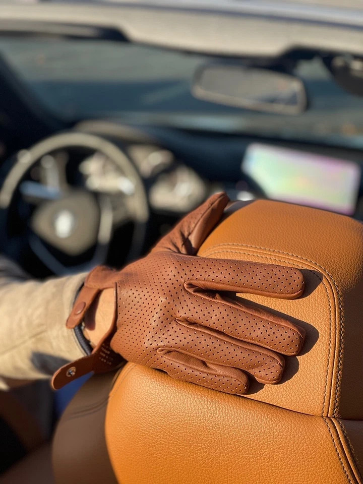 MEN’S GENUINE TOP QUALITY LEATHER DRIVING GLOVES SWIFT WEARS