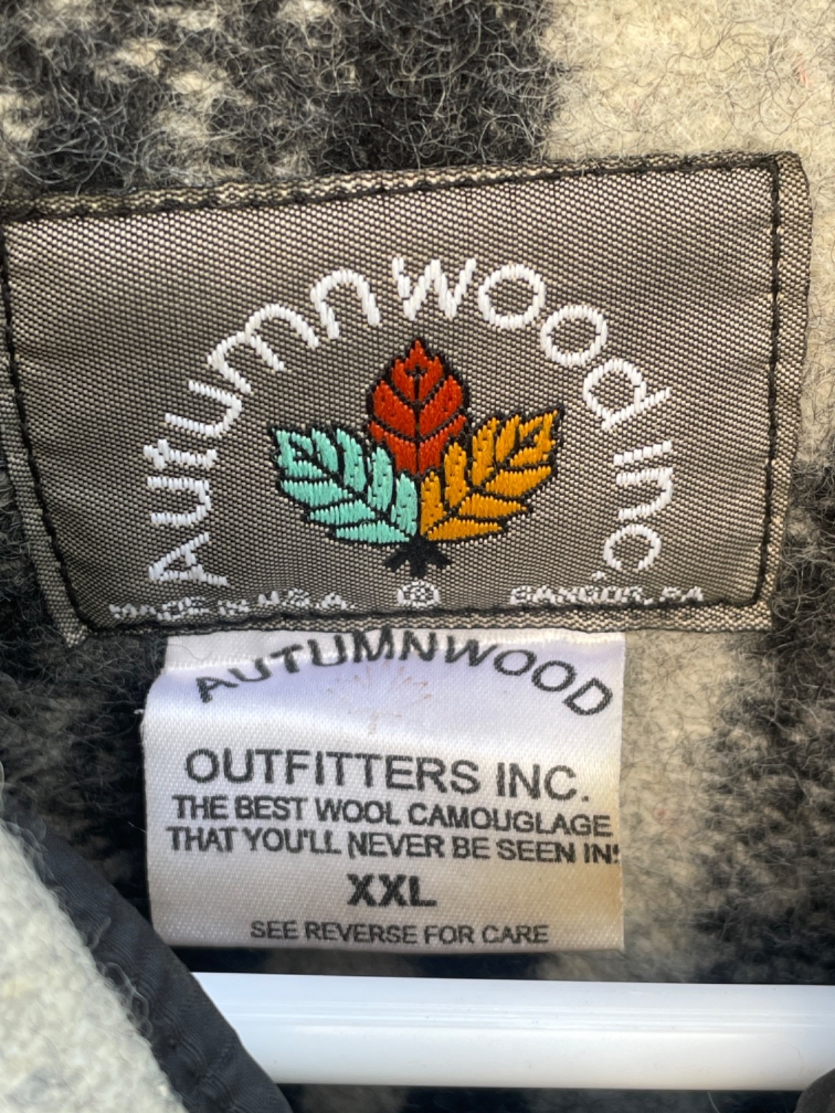 Vintage Autumnwood Inc Zebra print shirt