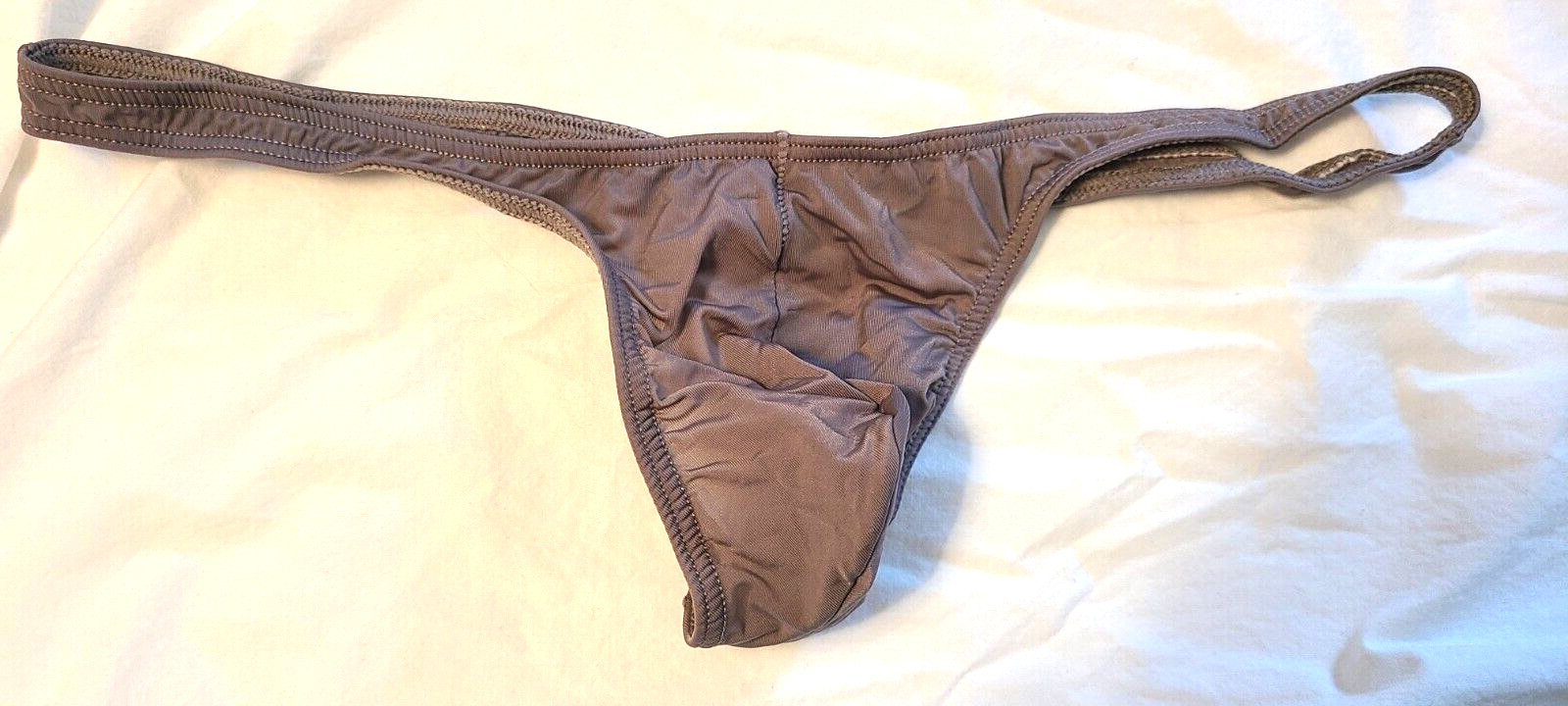 USA SELLER LOT OF (2) MENS SEXY LOW RISE SEE-THRU THONGS (WAIST 28-30)