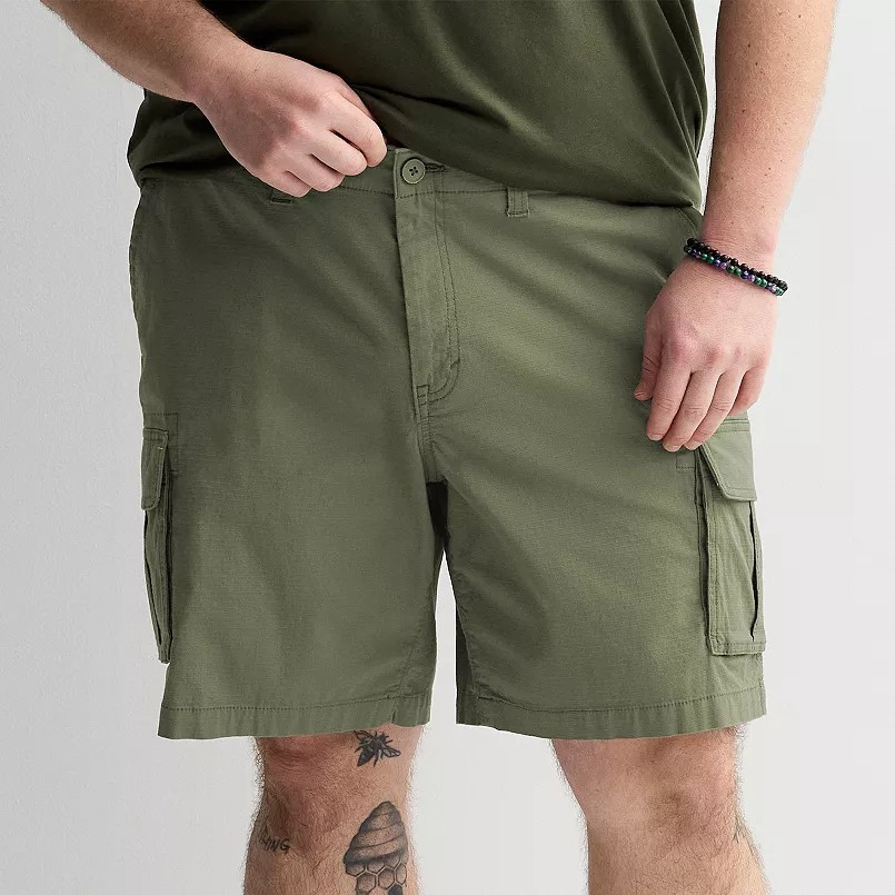 NWT Sonoma 9″ Cargo Shorts Dusty Olive Size 54