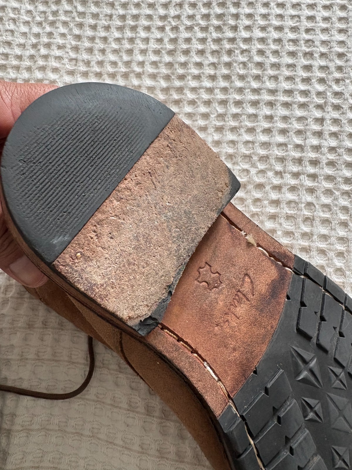 Mens Clarks boots size 9