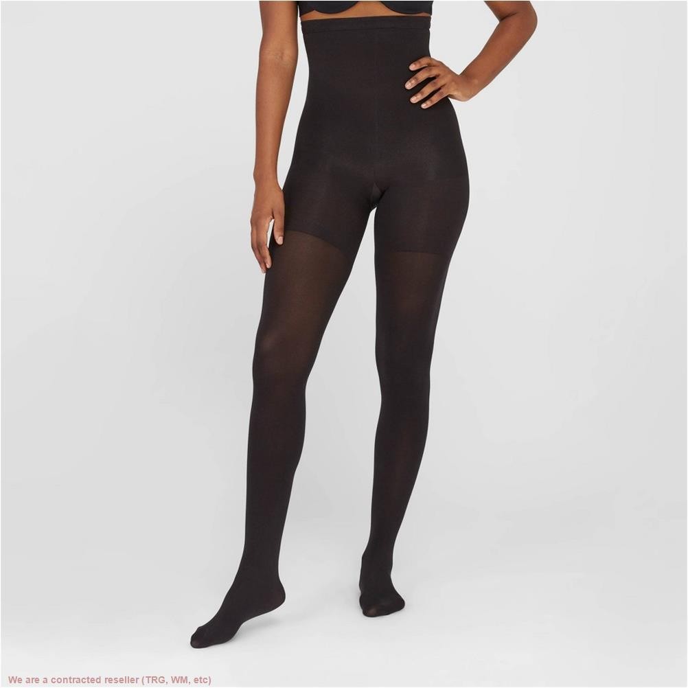 ASSETS by SPANX Women’s High-Waist Shaping Tights – Size 4 – Black – 182B