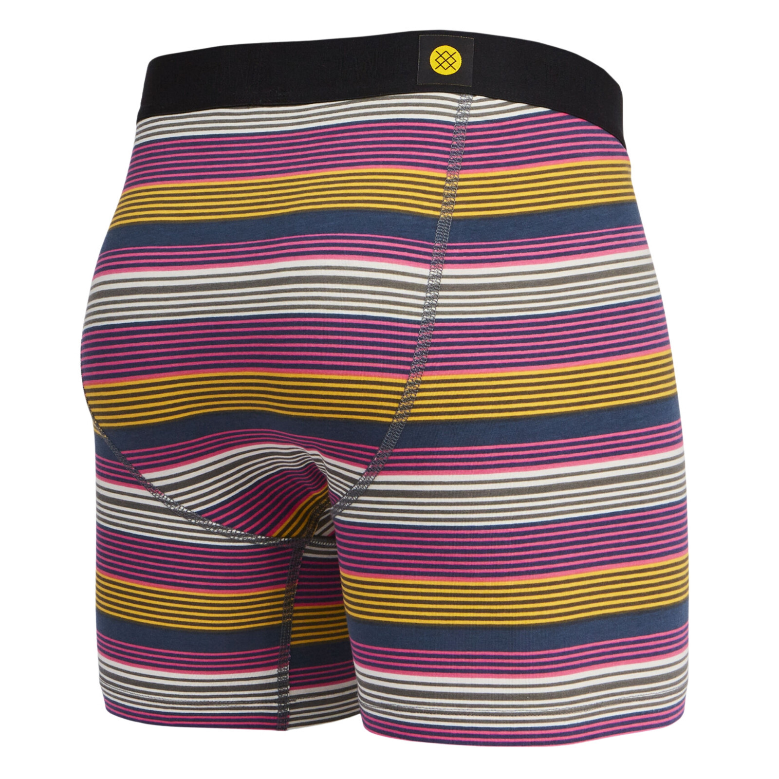 STANCE Cotton Blend Boxer Brief Underwear XL X-Large (39-42) Tracks Pink Yellow