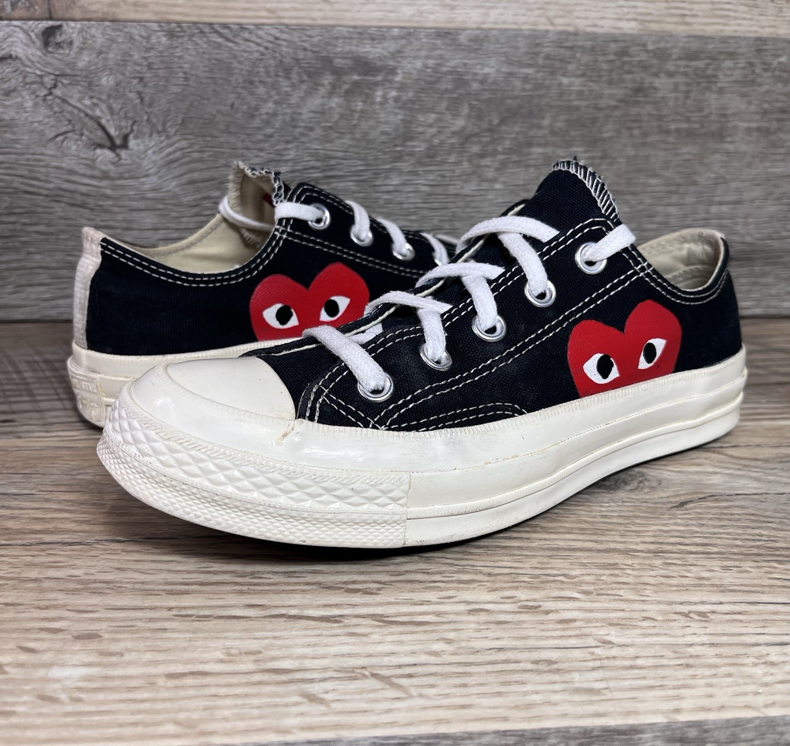 Converse All Star x Comme des Garcons Sneakers Men 4/Women 6 Low Chuck Taylors