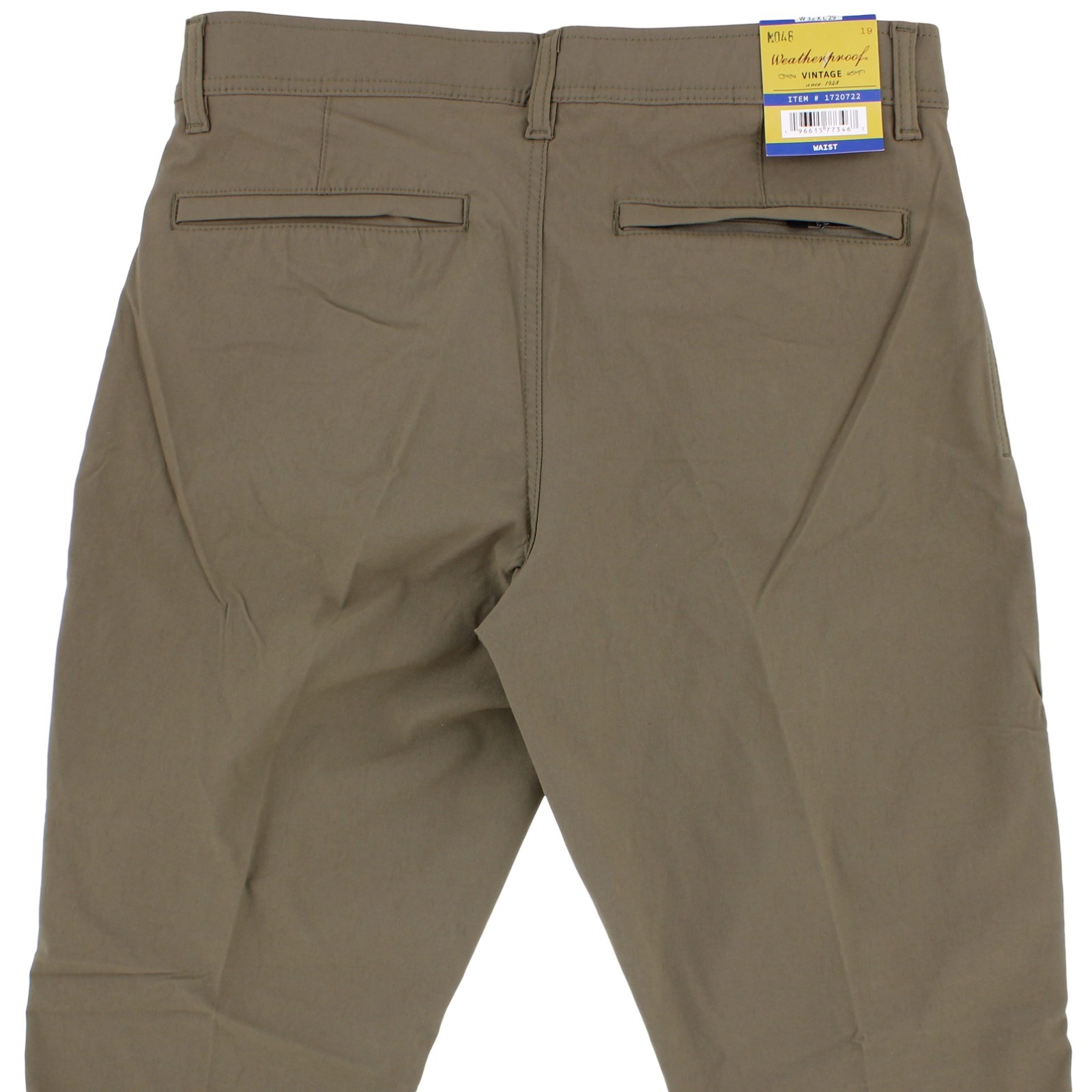 Weatherproof Vintage Comfort Stretch Pants, Men’s Tapered, 5 Pocket Design