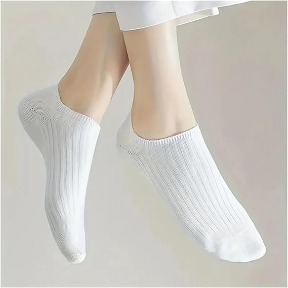 Women’s No Show Ankle Socks – 5/10 Pairs Low Cut Cotton Socks
